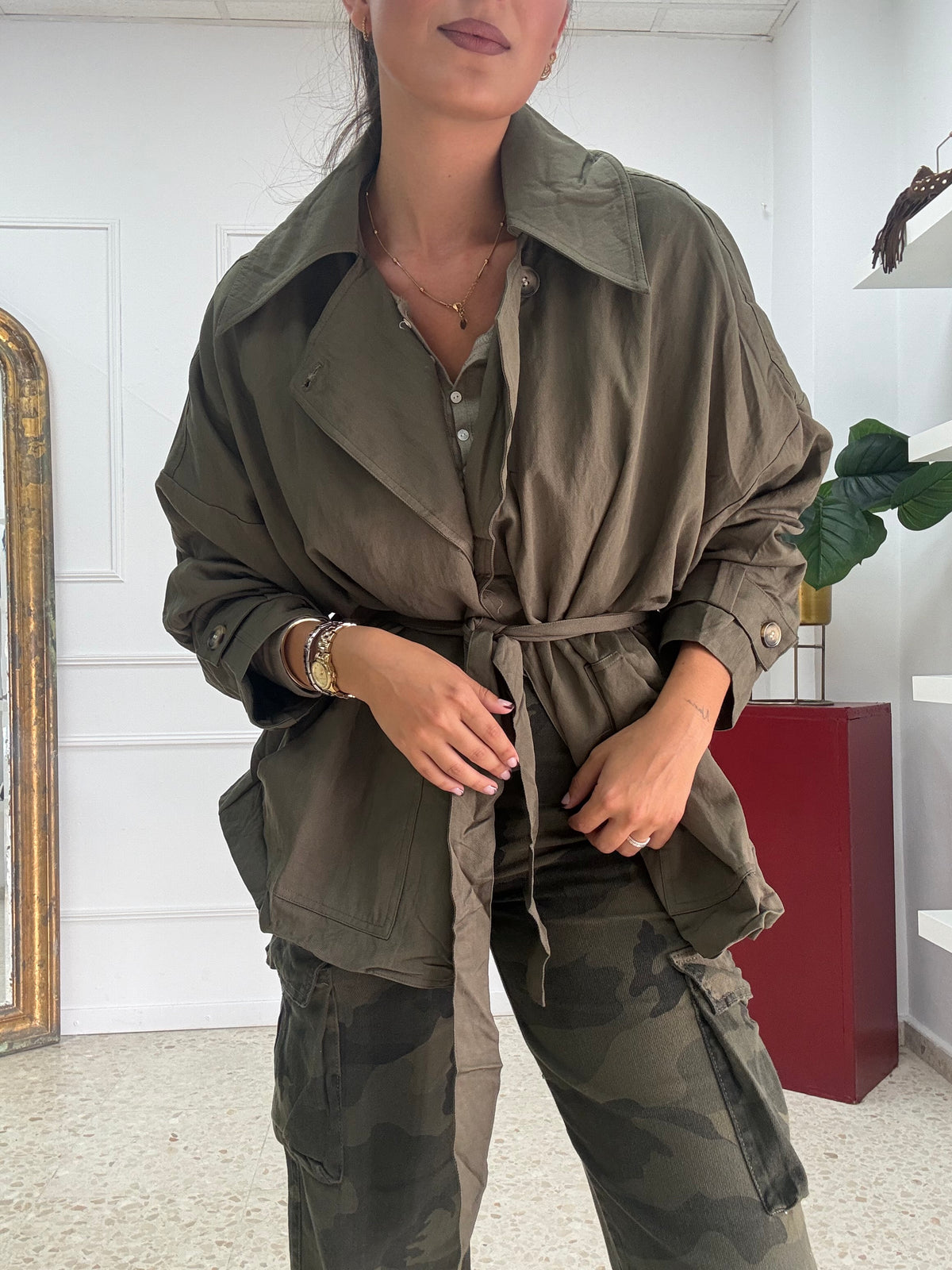 GABARDINA MARTINA VERDE