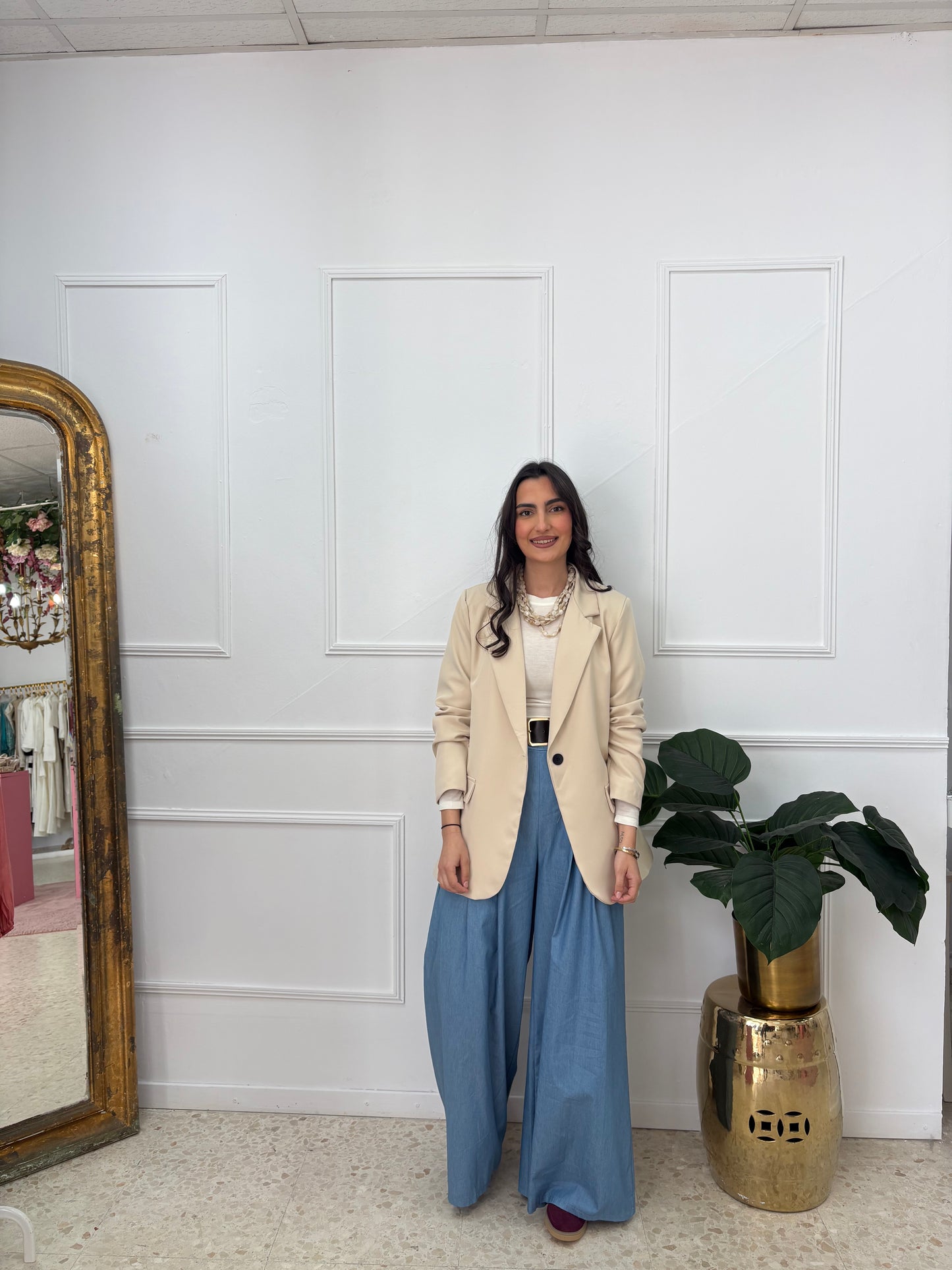 PANTALÓN PINZA ZARA DENIM