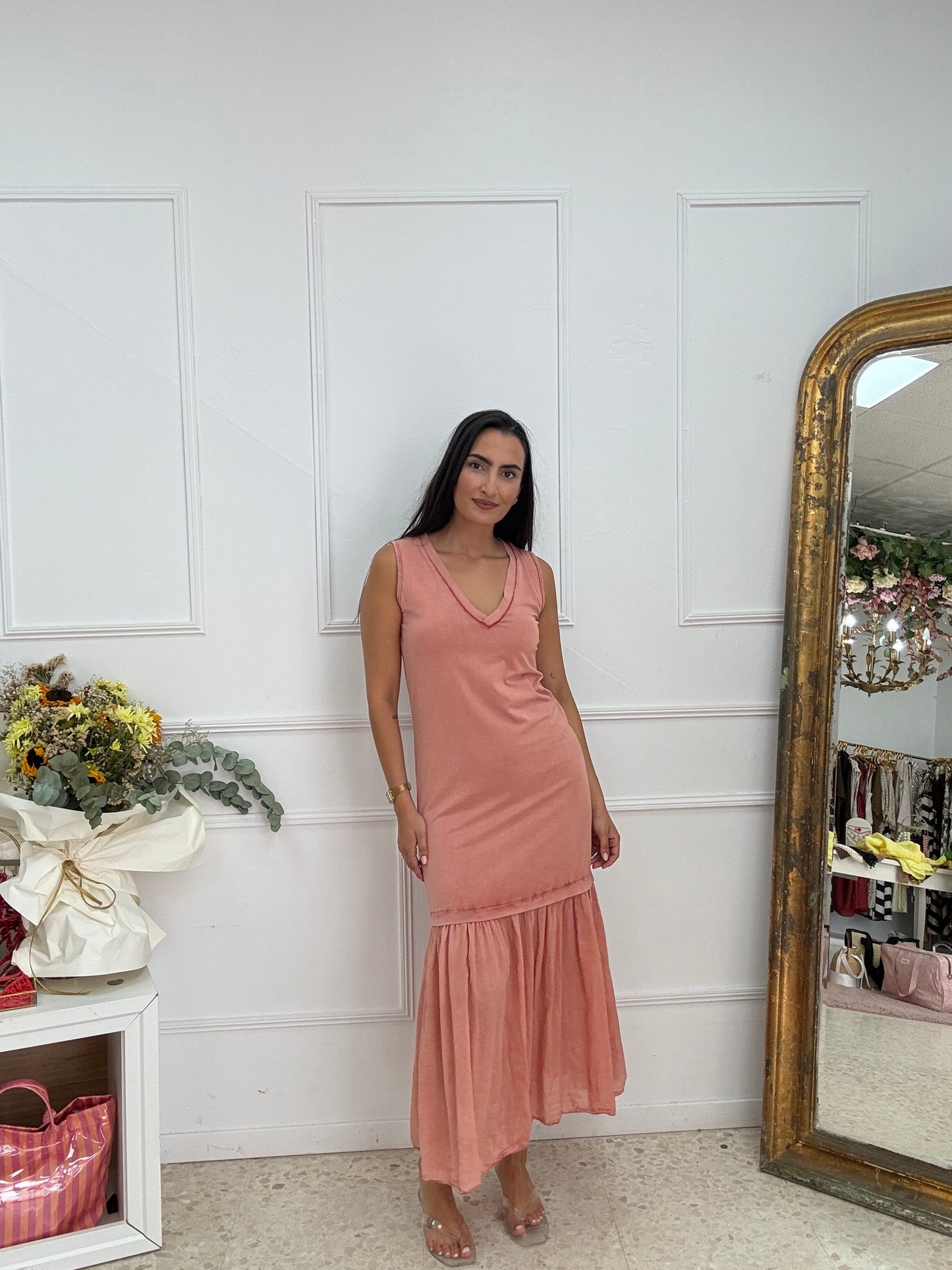 VESTIDO GOMERA ROSA