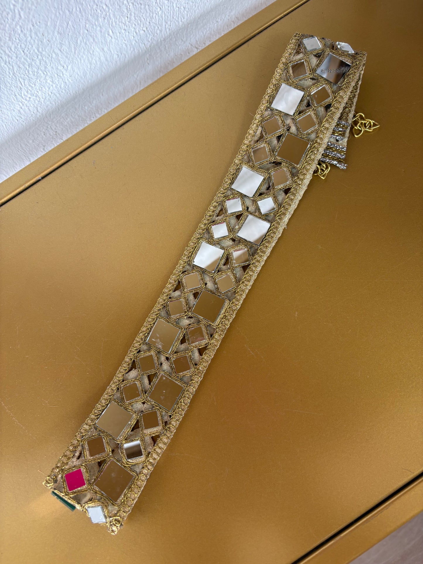 CINTURÓN ESPEJO DORADO 3