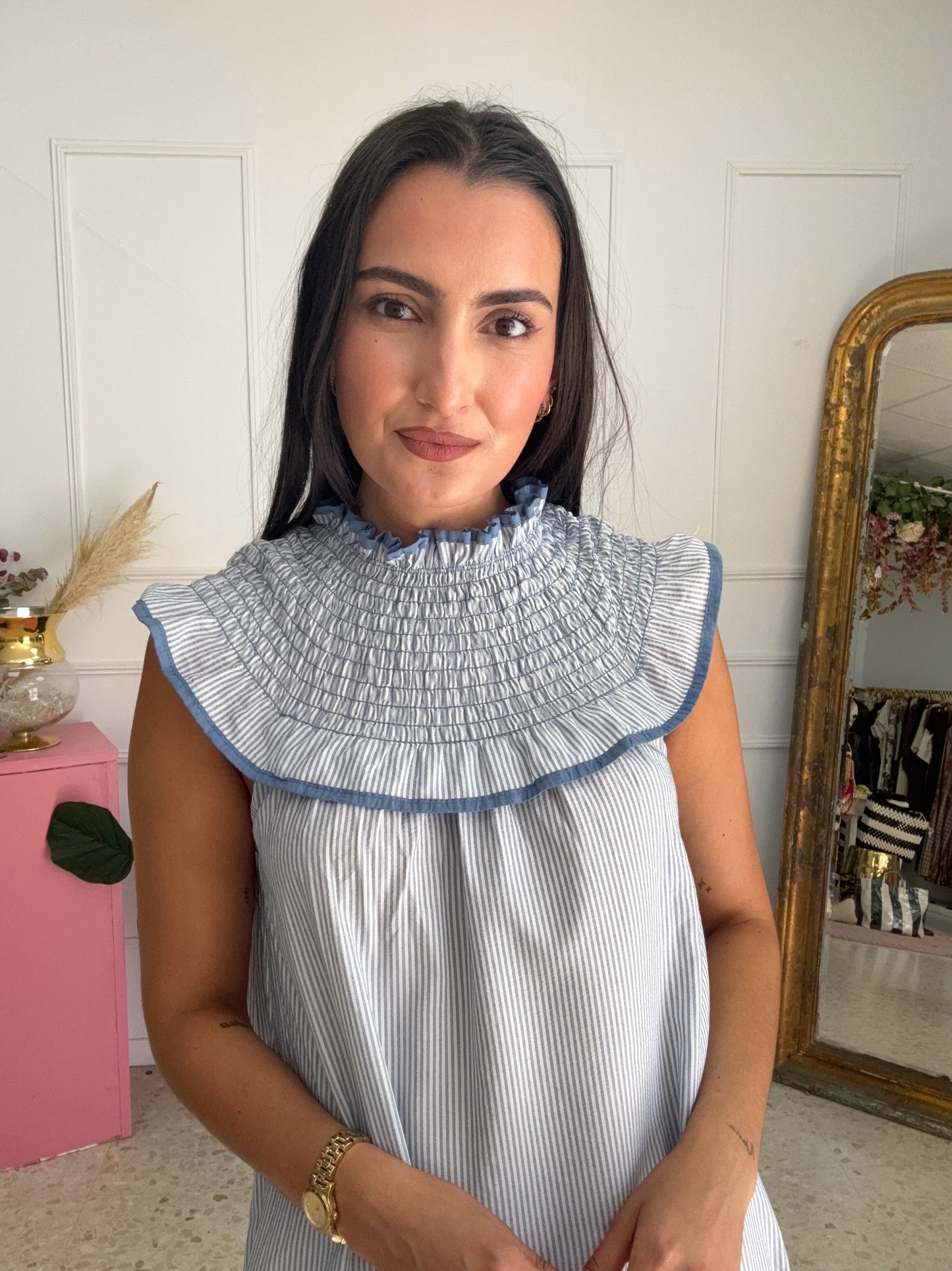 VESTIDO CUELLO BEBÉ