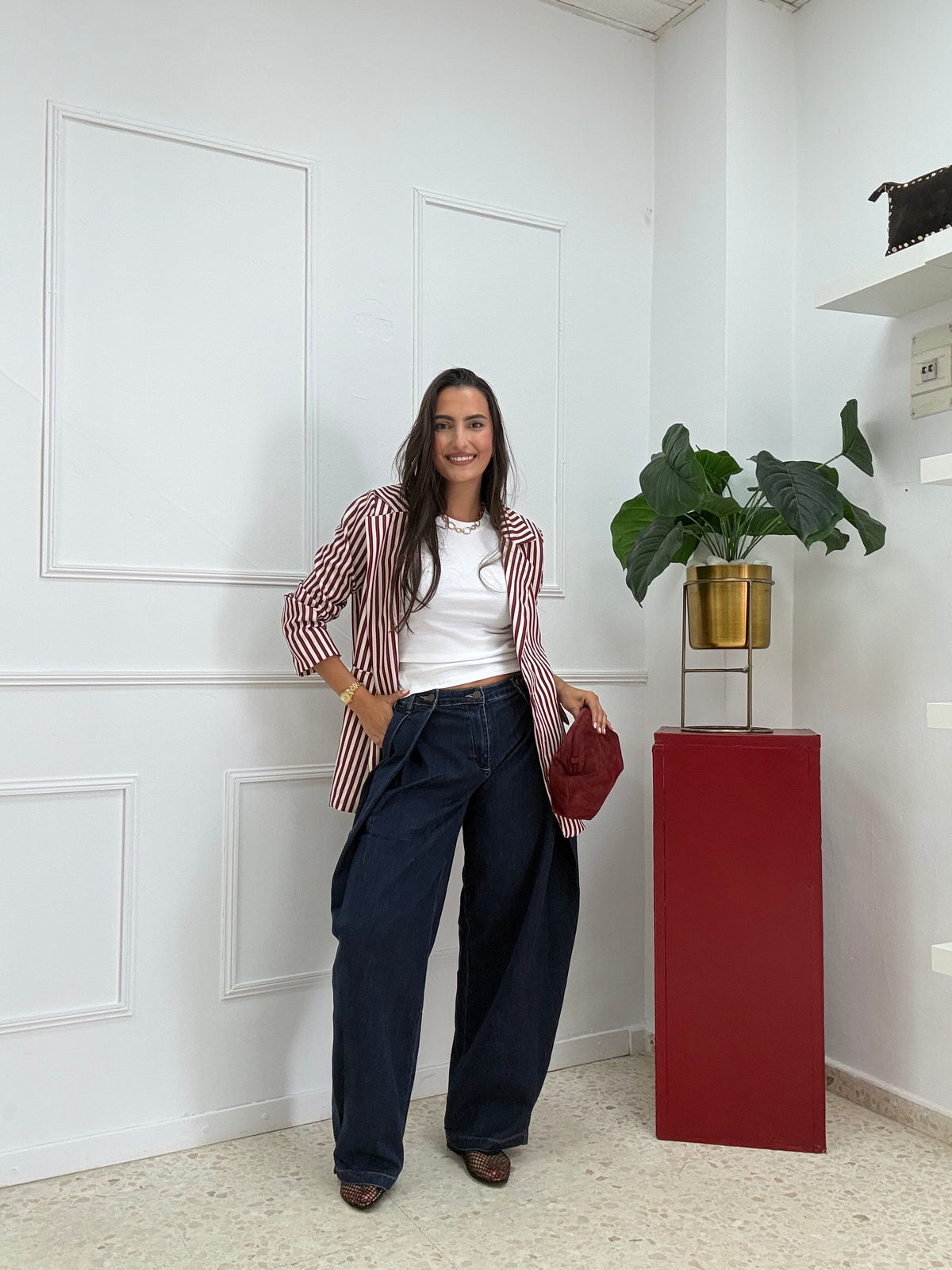 BLAZER RAYA BURDEOS