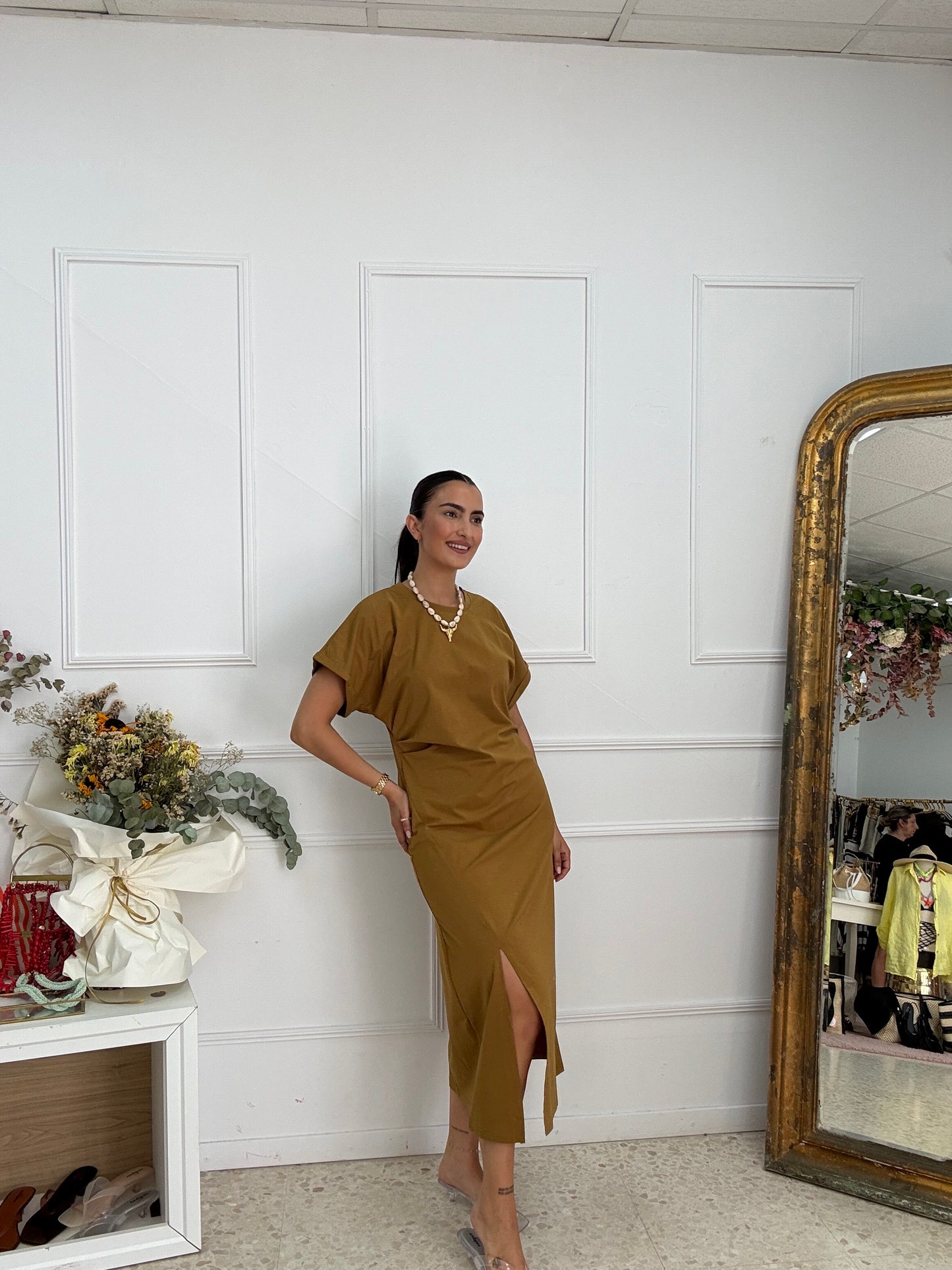 VESTIDO ITALIA OLIVA