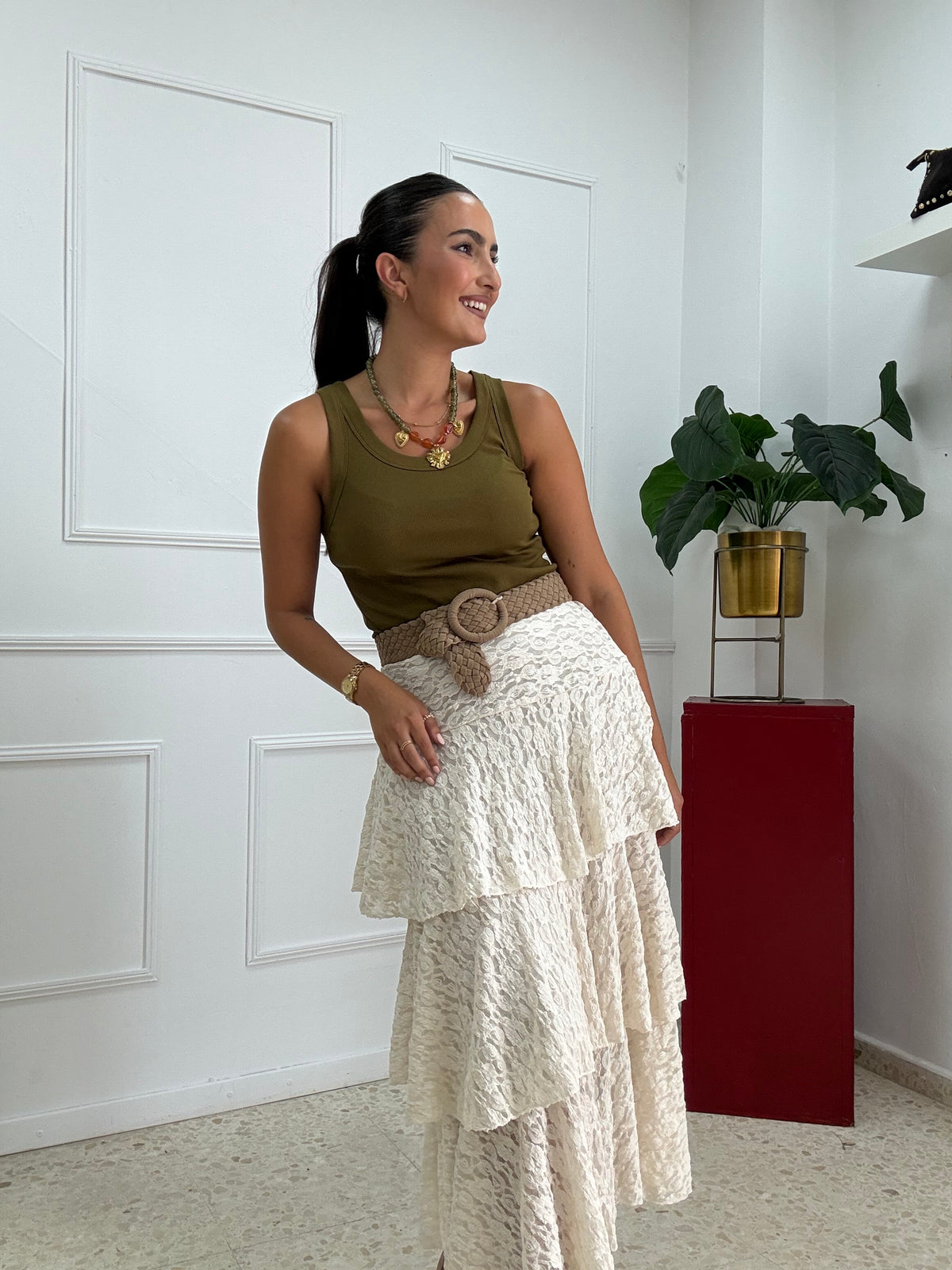 FALDA ENCAJE