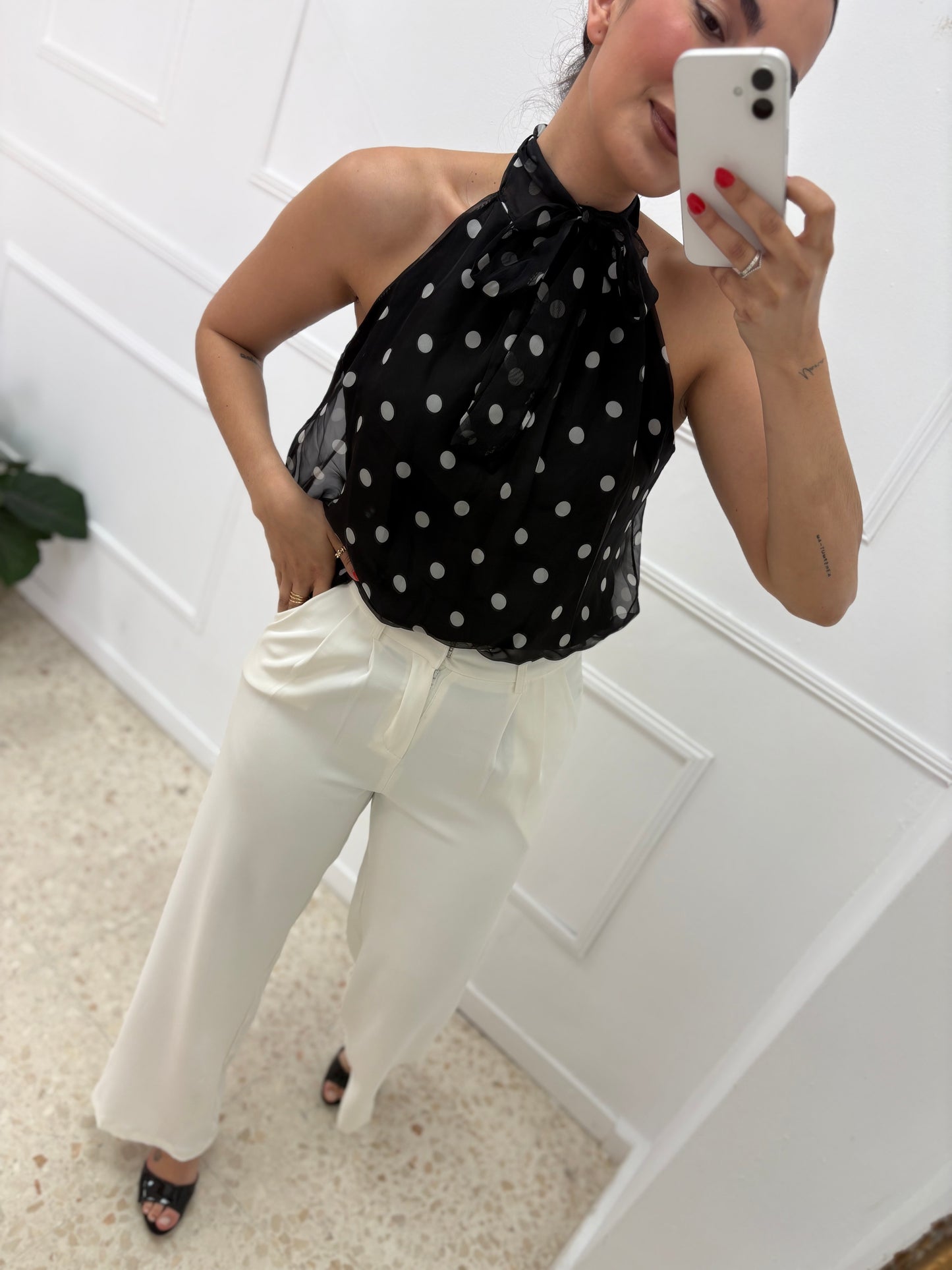 TOP LUNAR NEGRO