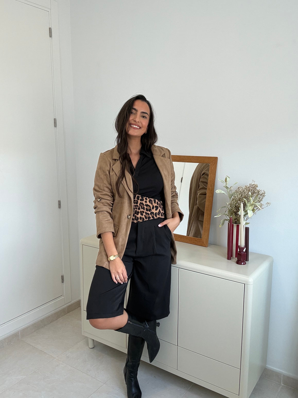 BLAZER ANTE CAMEL