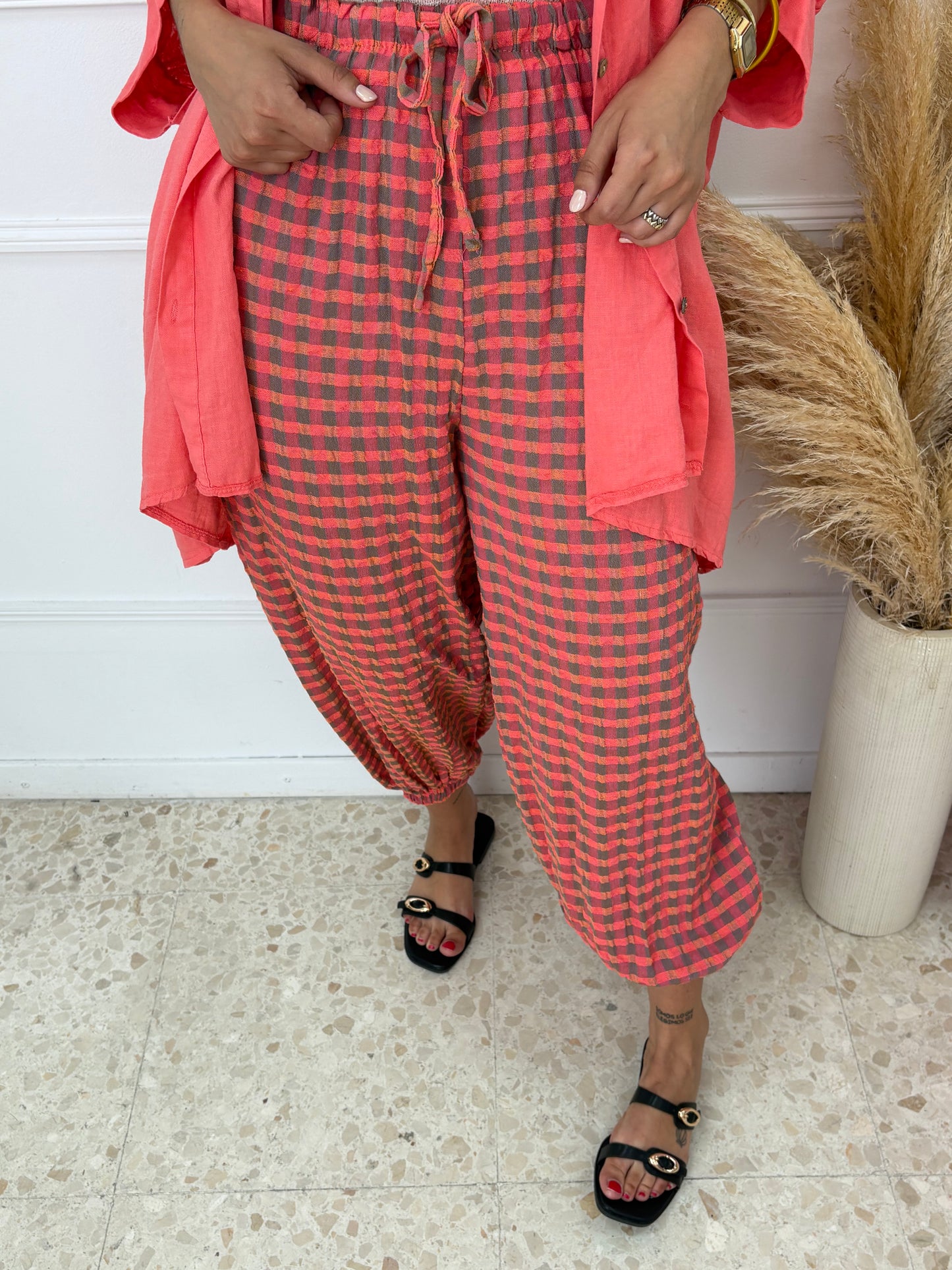PANTALÓN BOMBACHO VICHY