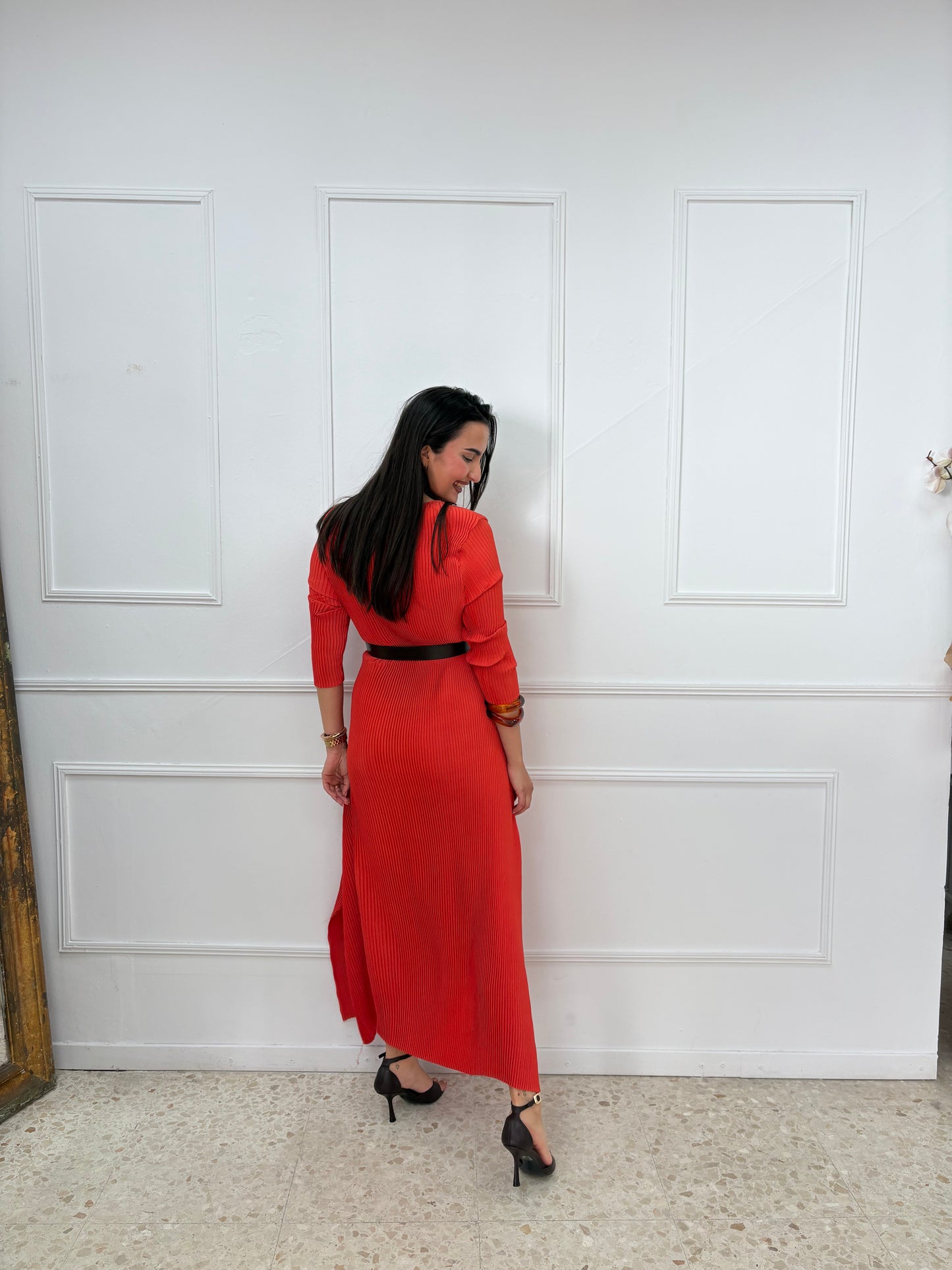 VESTIDO PLISADO