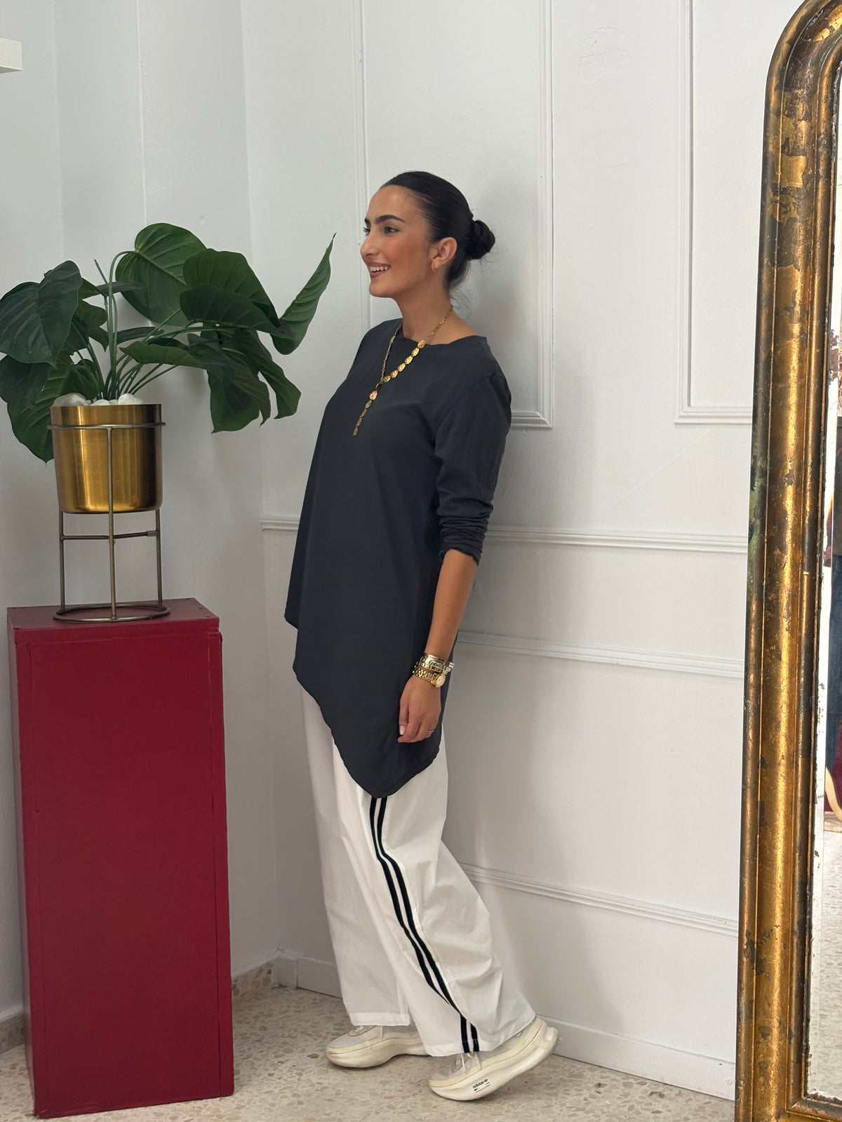 PANTALÓN JOGGER BLANCO