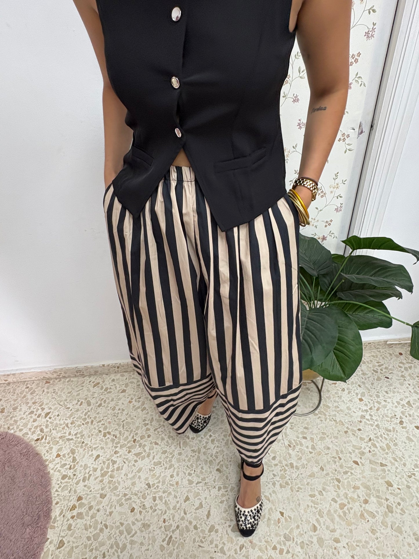 PANTALÓN BALLON RAYA