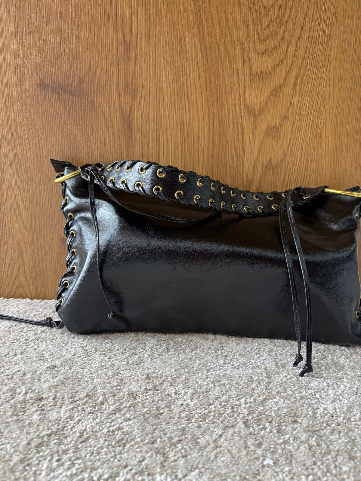 BOLSO BAGUETTE NEGRO
