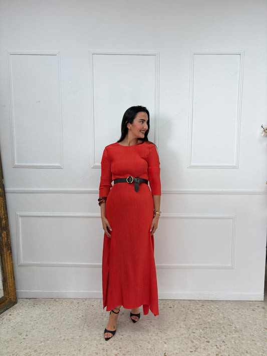 VESTIDO PLISADO