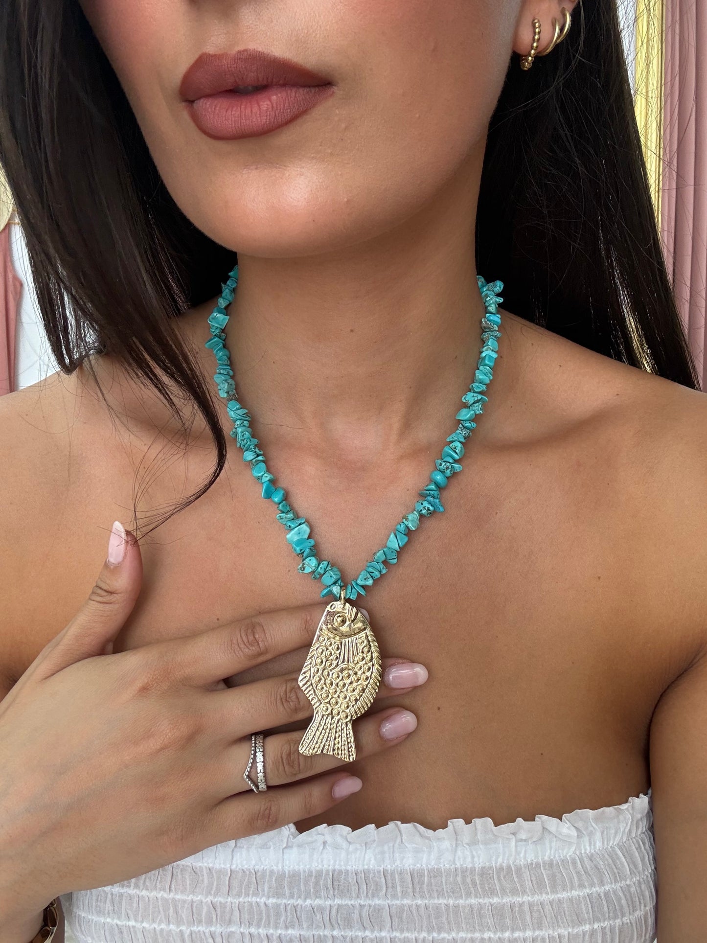 COLLAR ARRECIFE PEZ DORADO