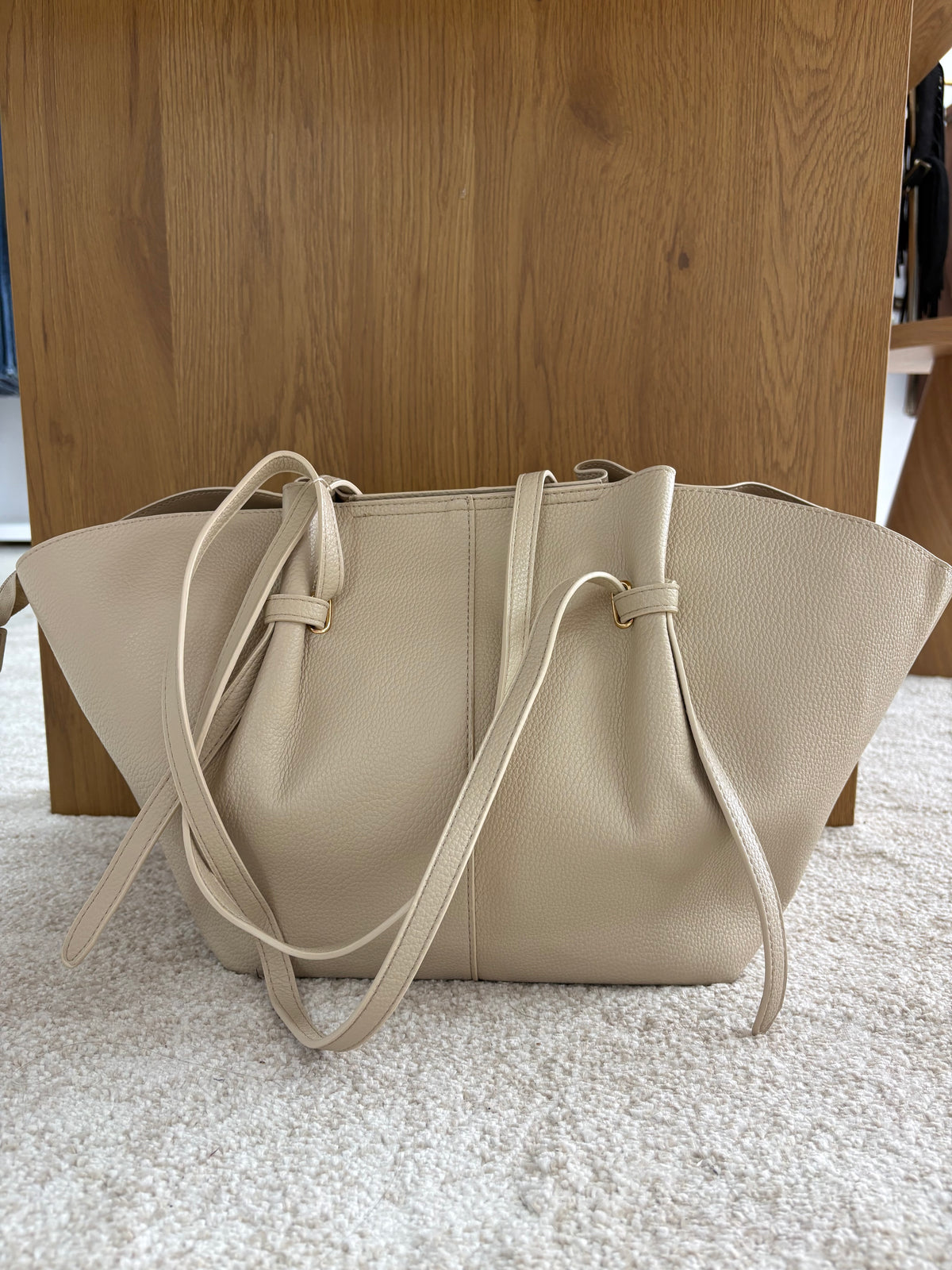 MAXI BOLSO BEIGE POLENE
