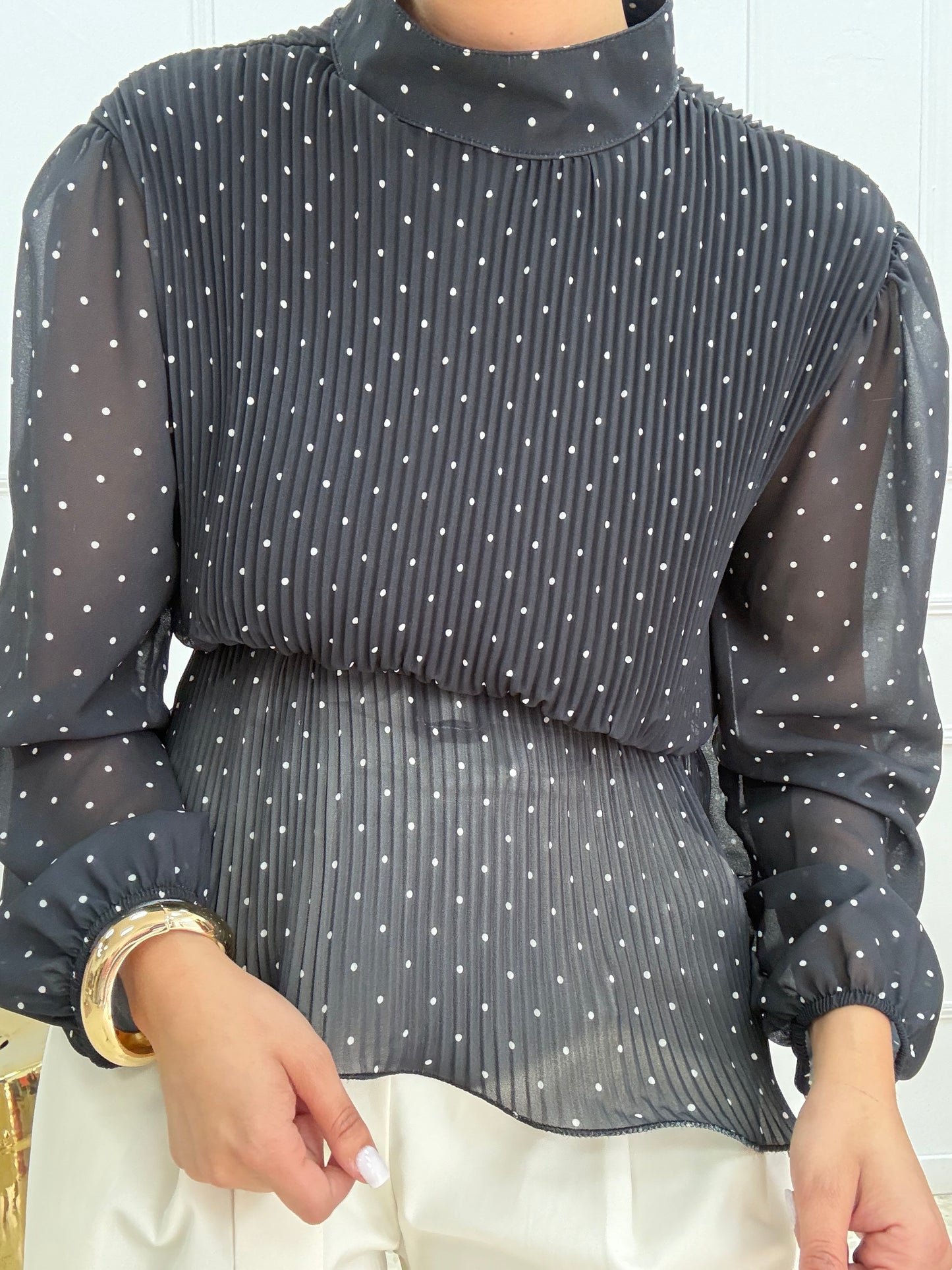 BLUSA TABLEADA LUNAR