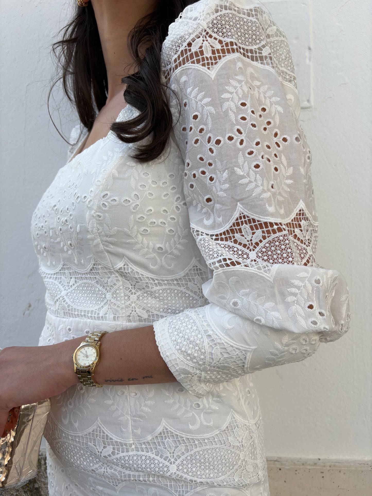 VESTIDO BATISTA BORDADO
