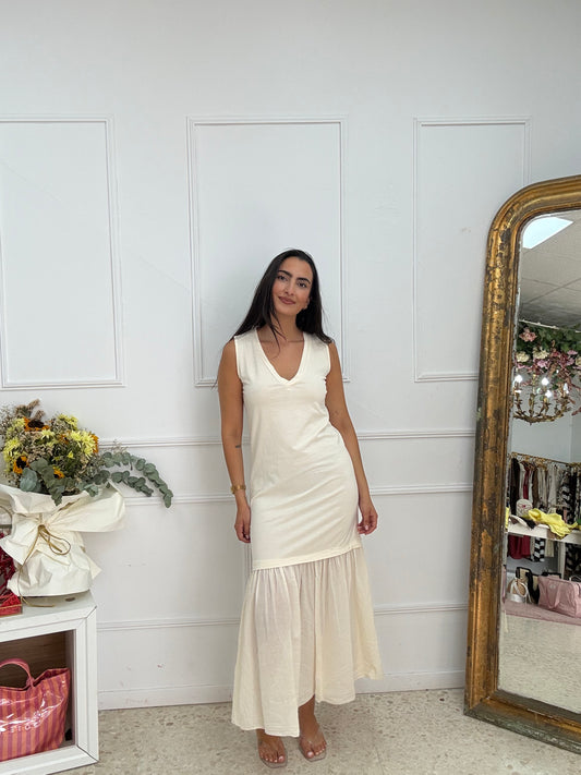 VESTIDO GOMERA BEIGE