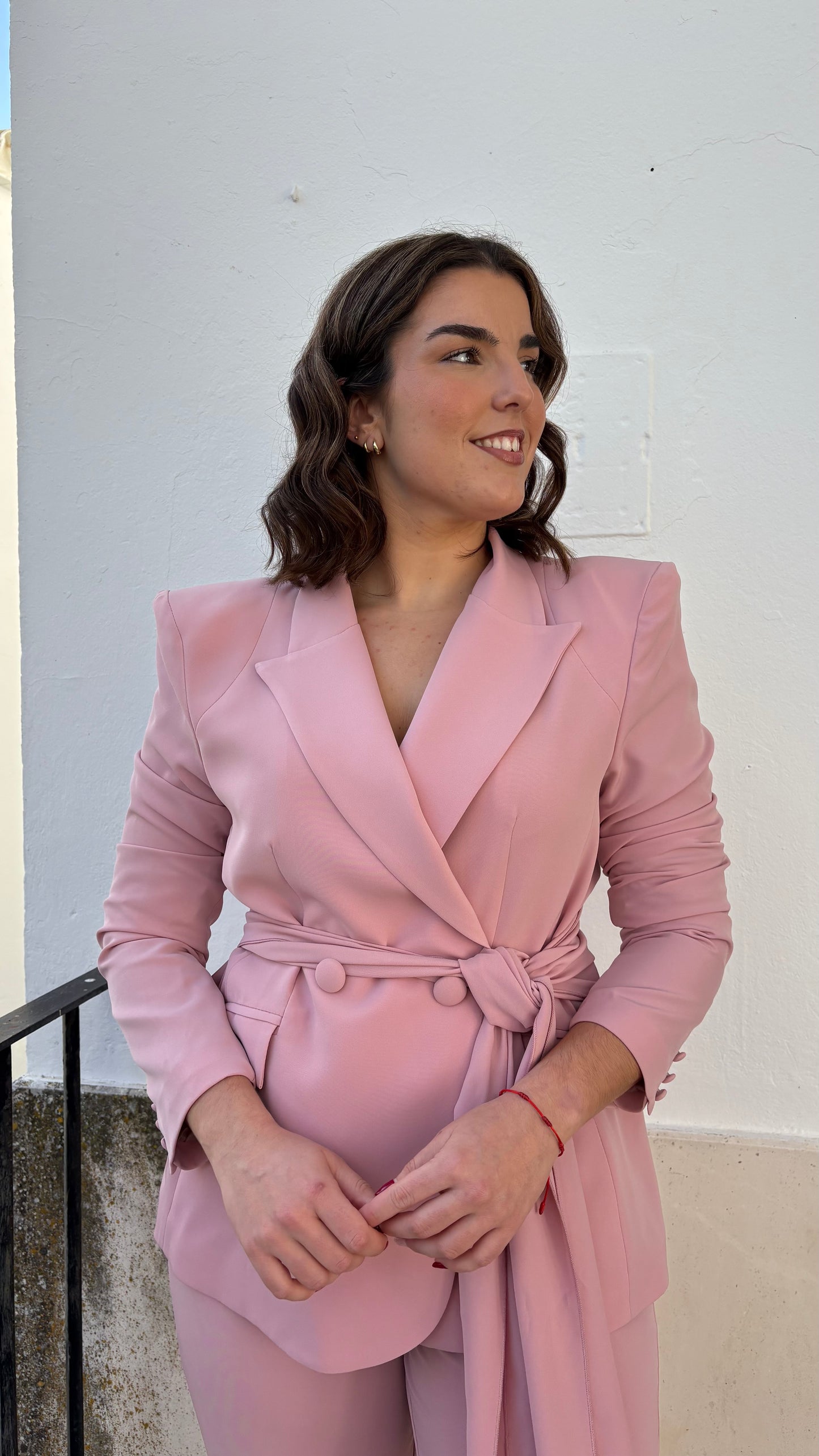 TRAJE CHAQUETA ROSA