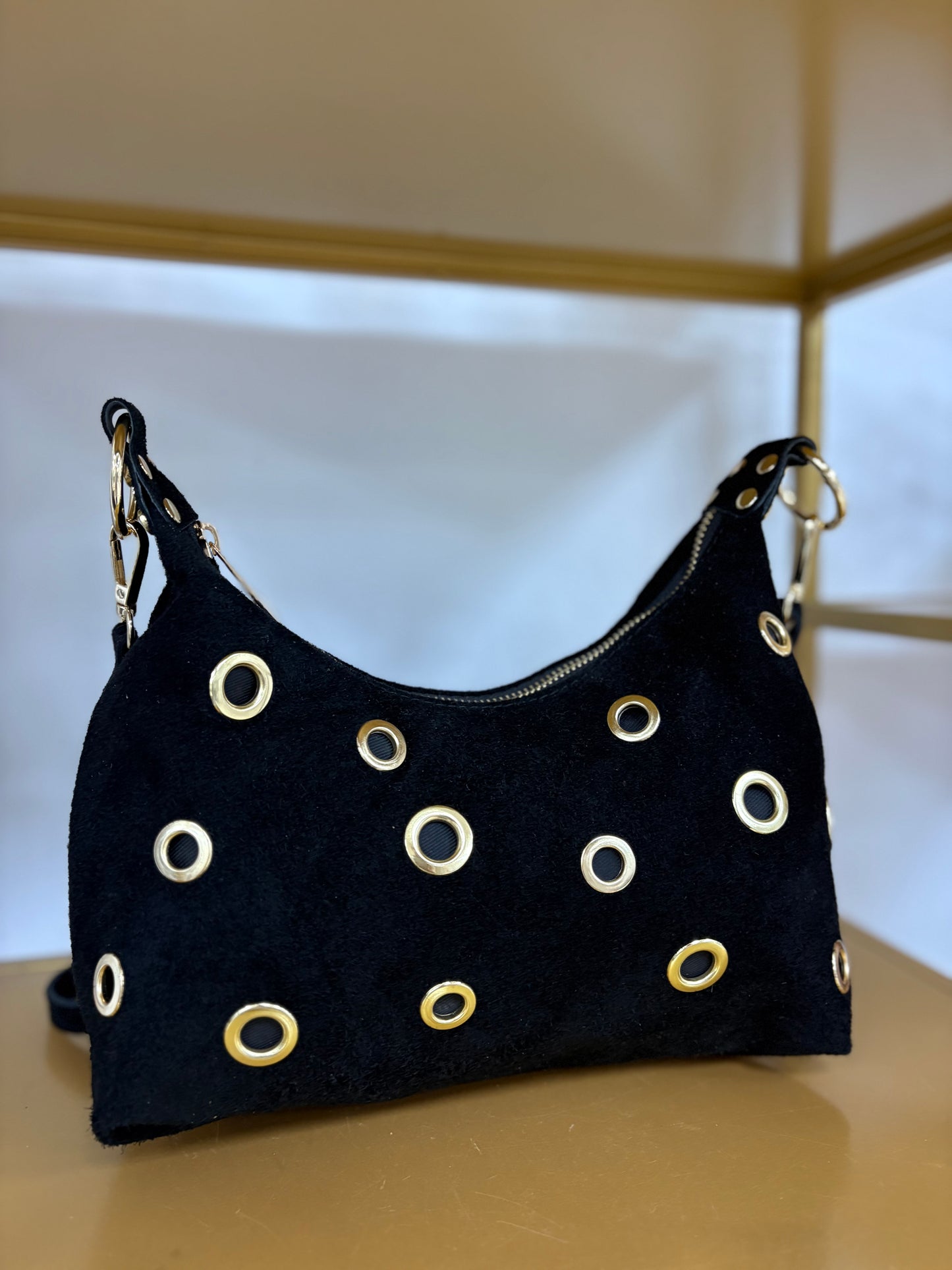 BANDOLERA TACHAS NEGRA