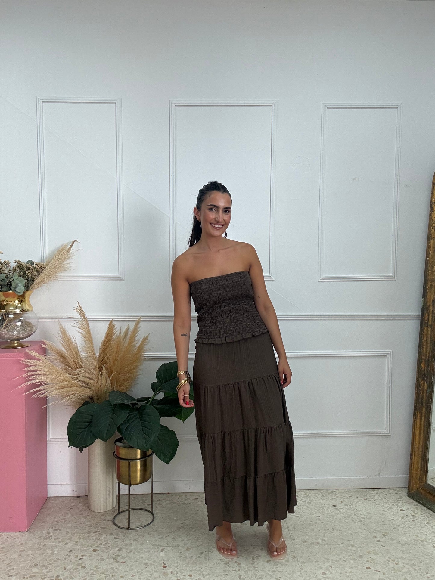 VESTIDO LAURA CHOCO