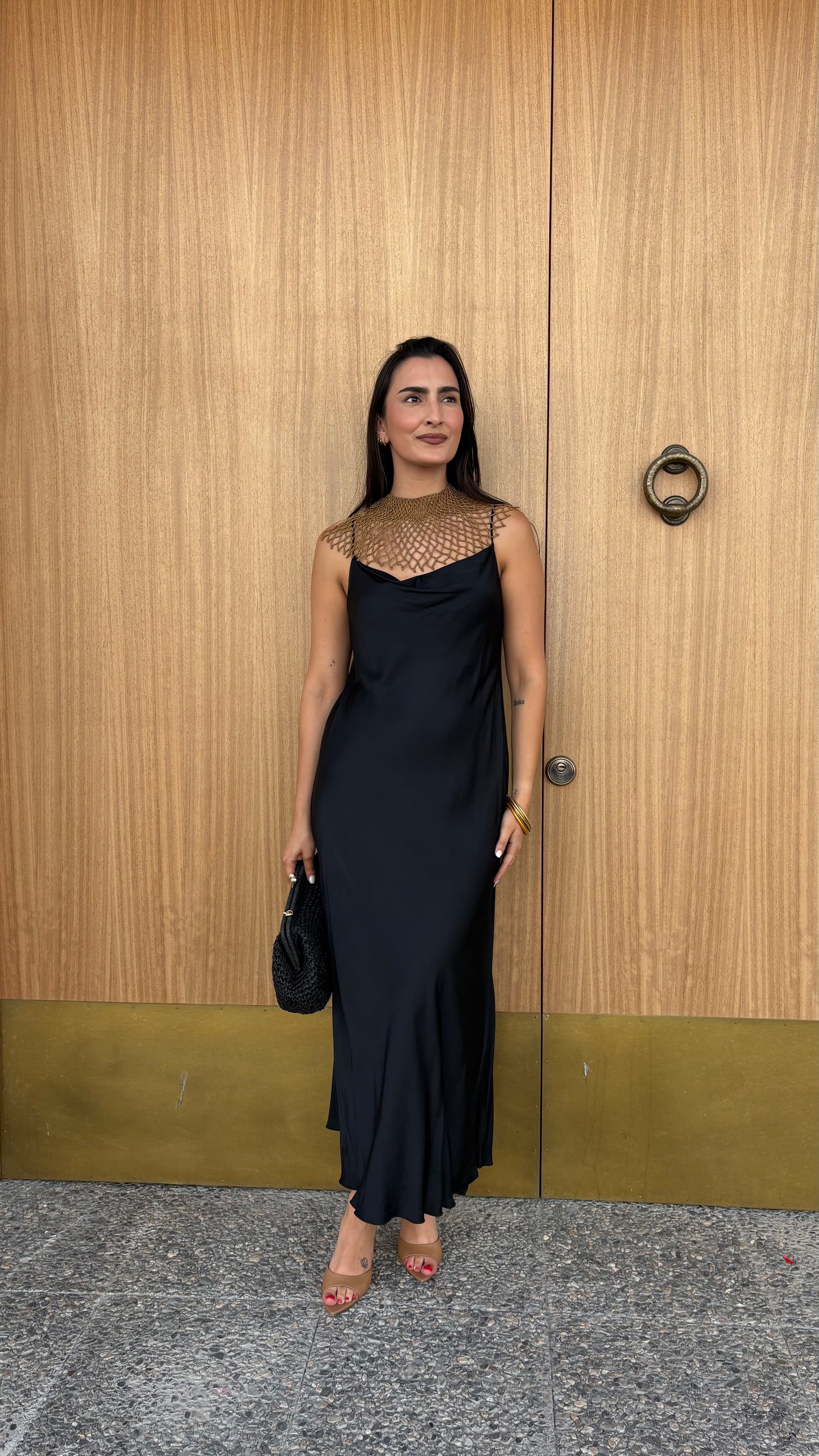 VESTIDO SATINADO