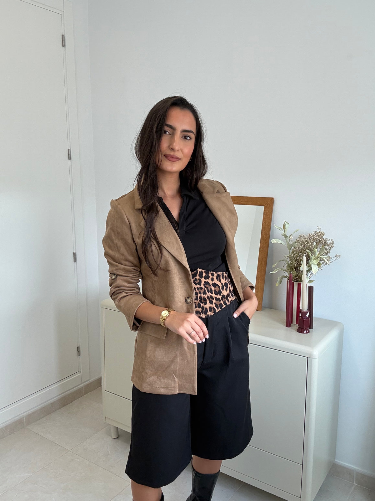 BLAZER ANTE CAMEL