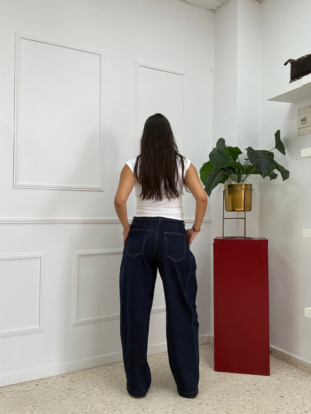 JEANS PINZA detalle botones
