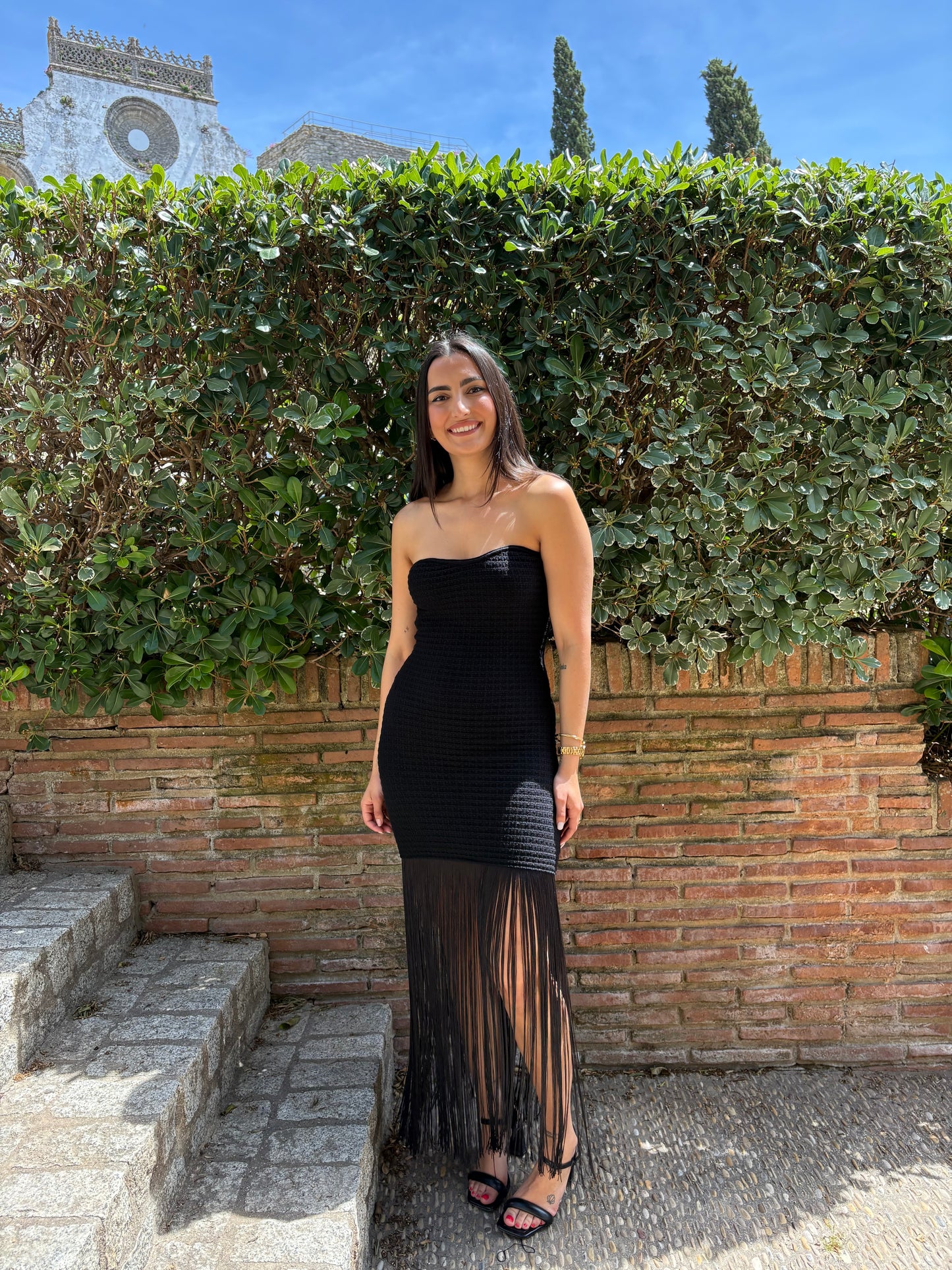 VESTIDO PUNTO FLECO