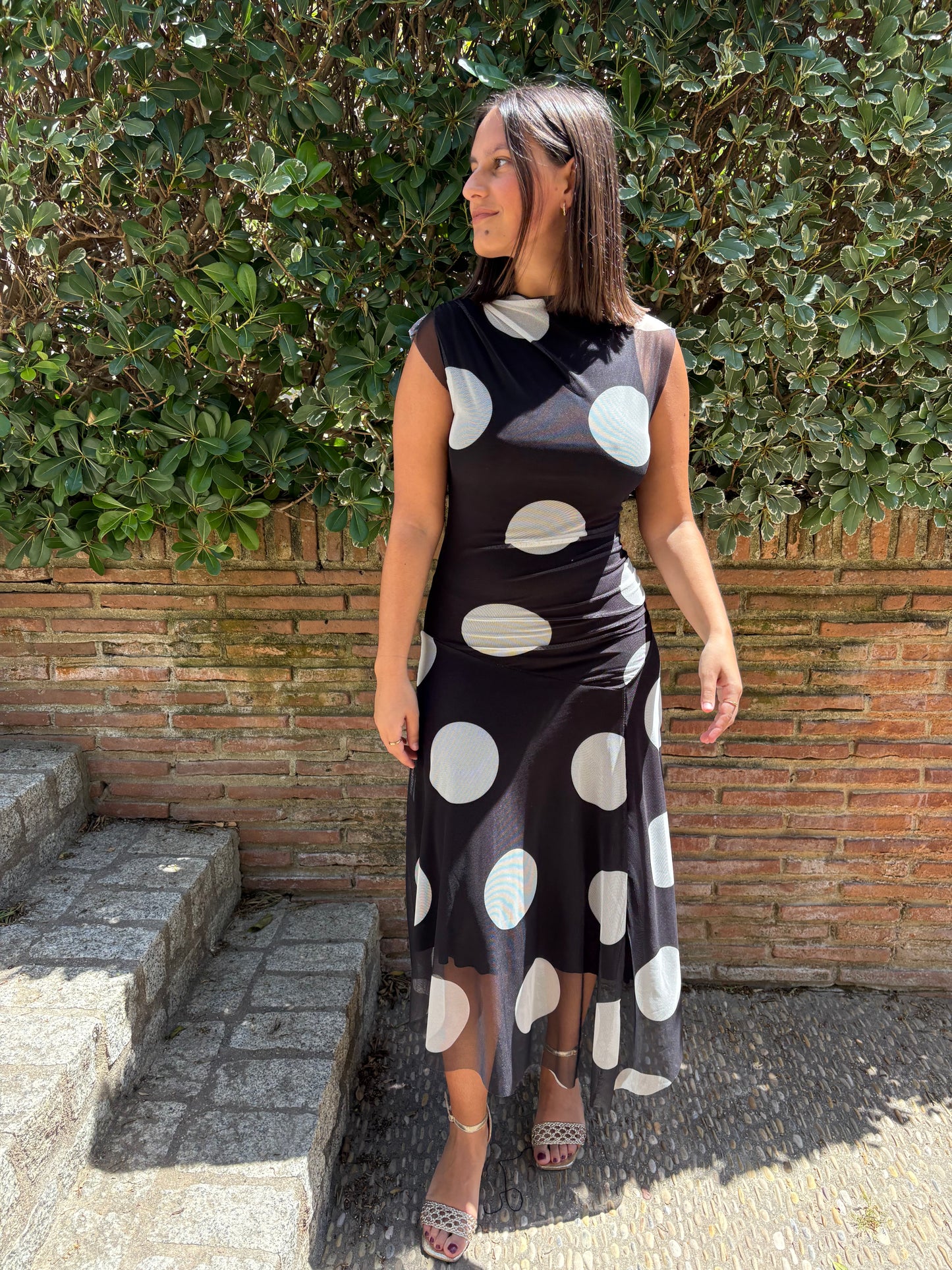 VESTIDO TUL LUNAR