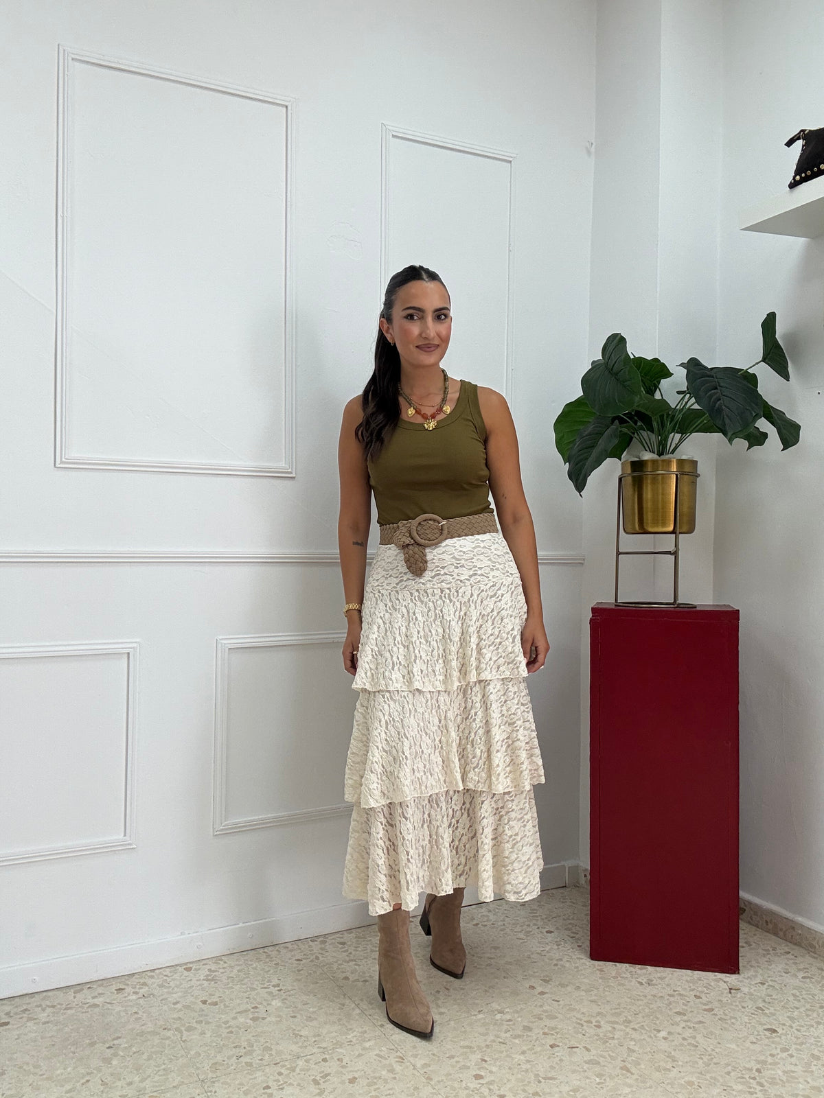 FALDA ENCAJE