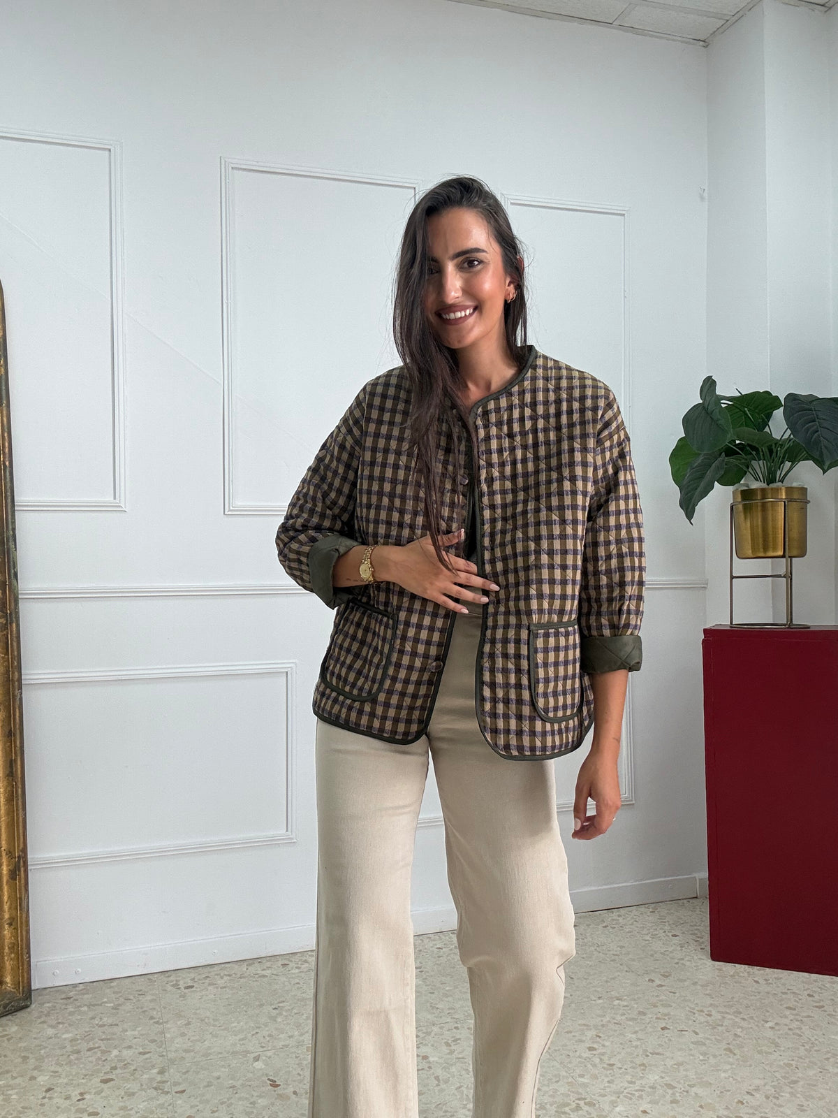 CHAQUETA VICHY
