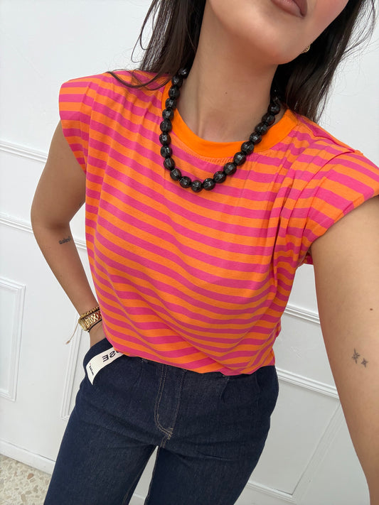 CAMISETA HOMBRERAS RAYA