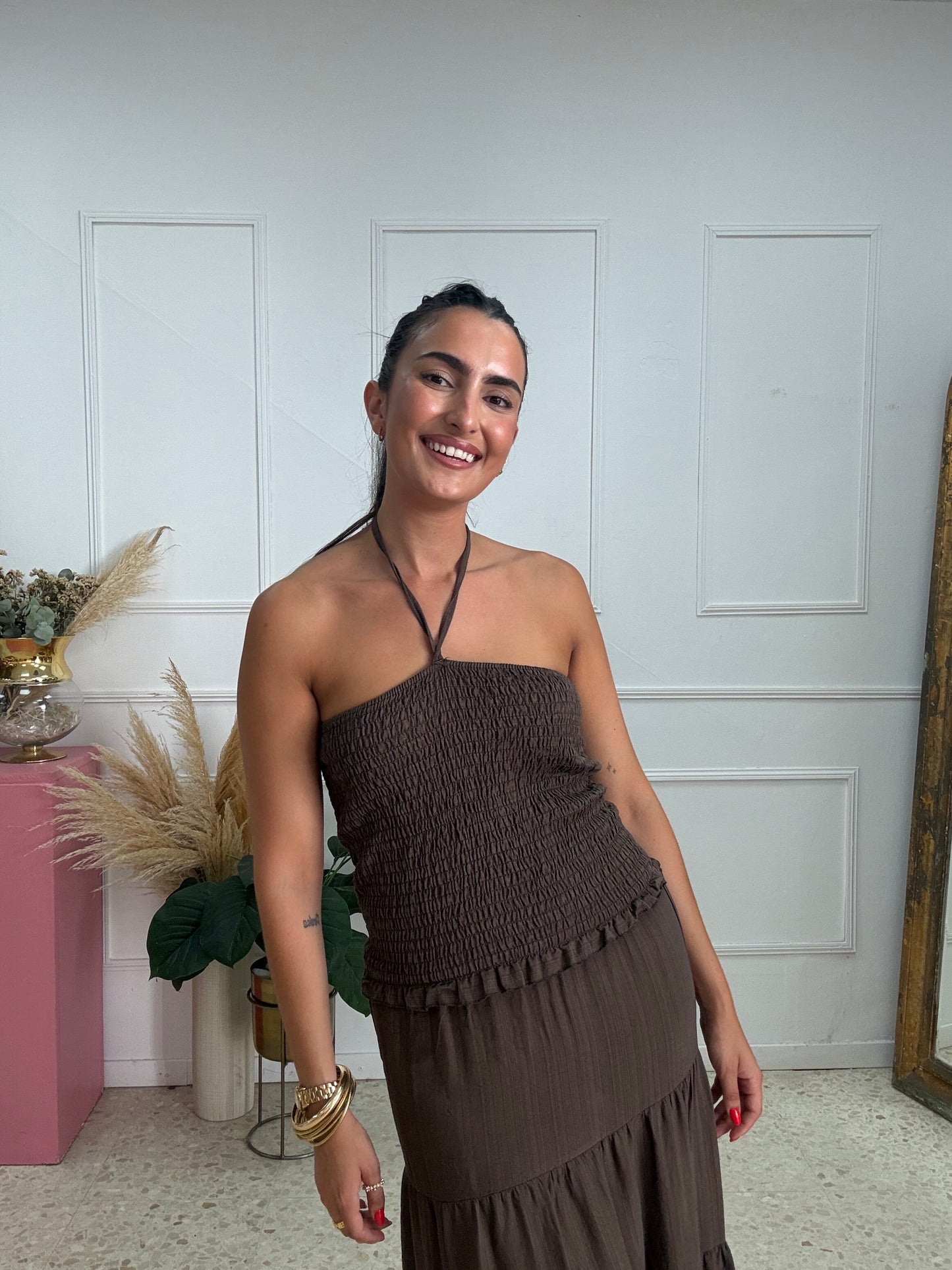 VESTIDO LAURA CHOCO