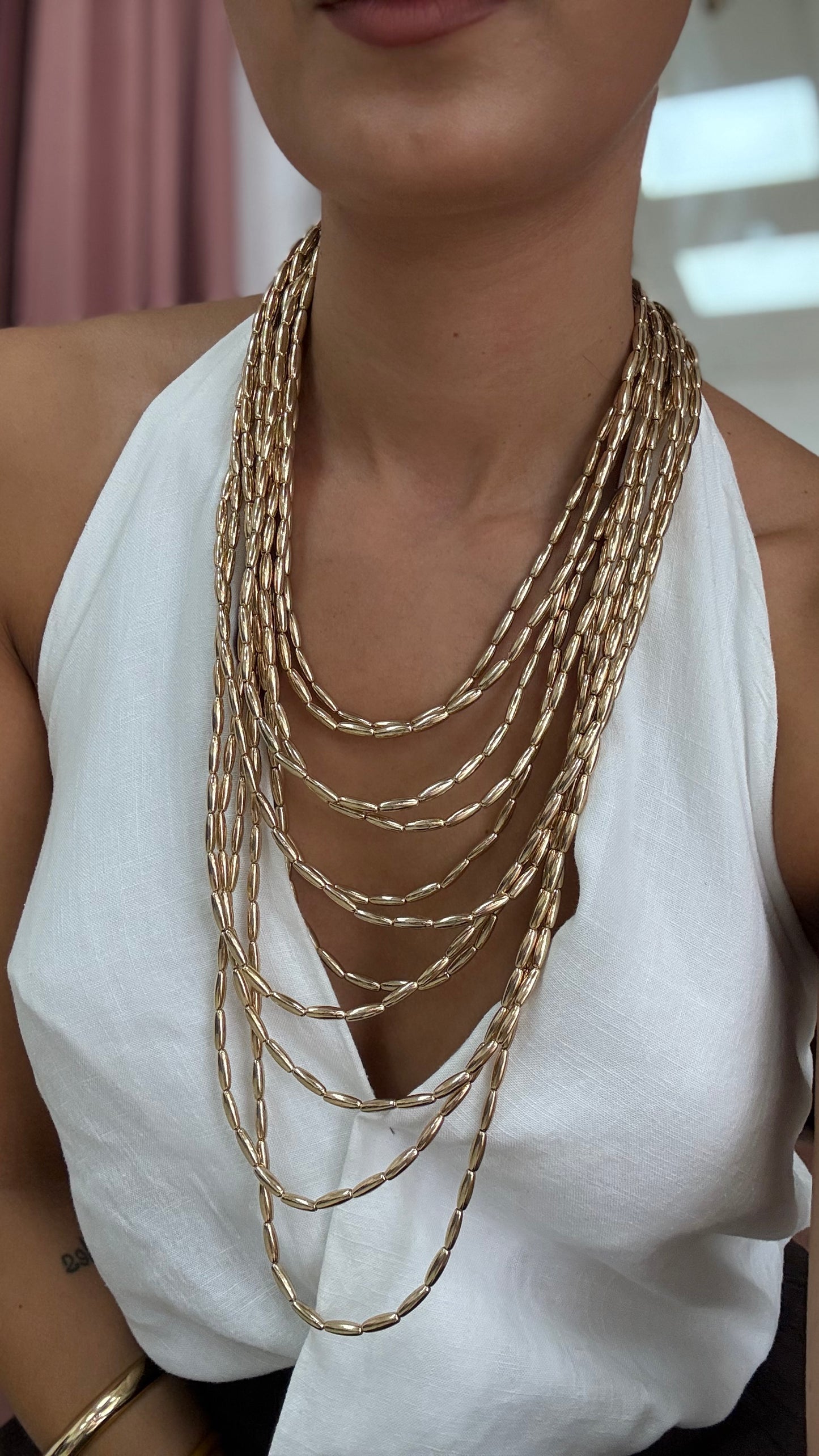 COLLAR MAXI DORADO