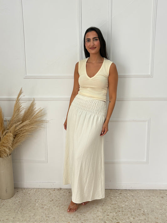 FALDA MENORCA BEIGE