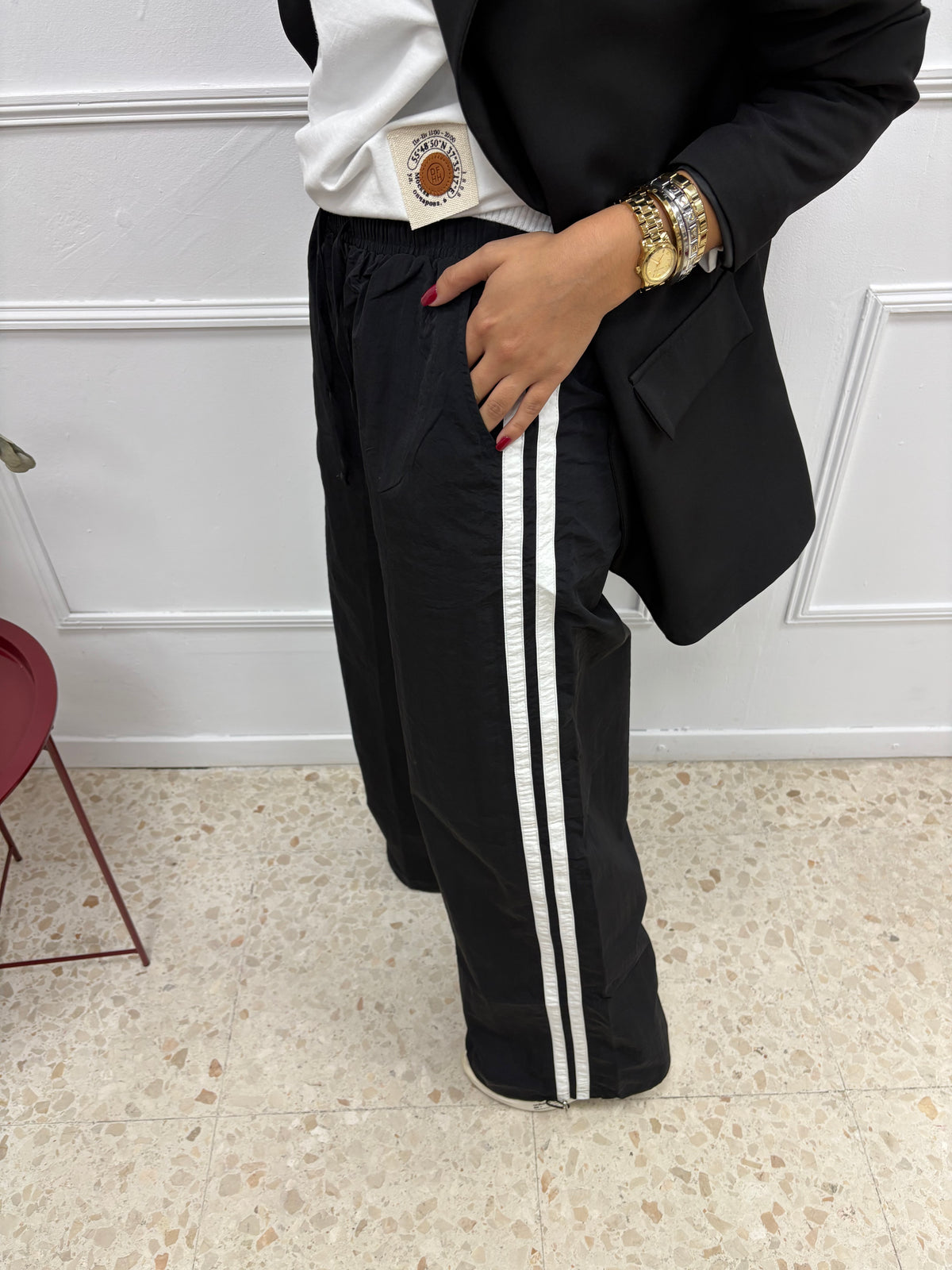 PANTALÓN ADIDAS NEGRO