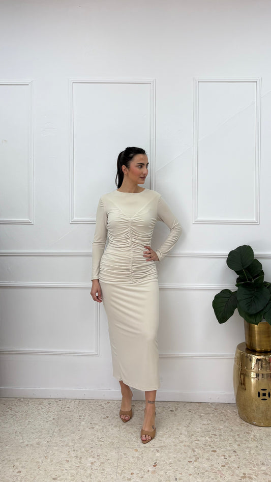 VESTIDO DRAPEADO