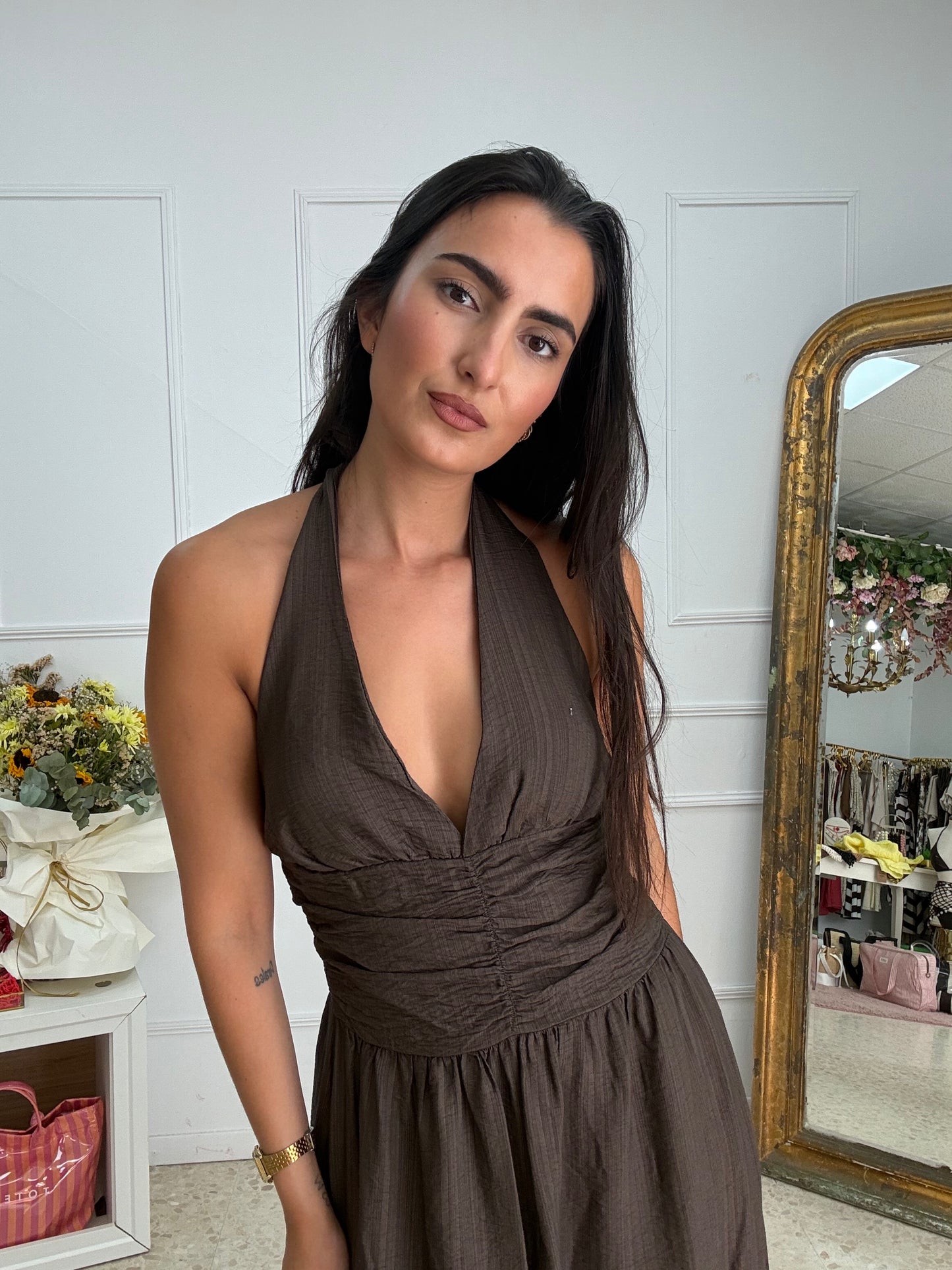 VESTIDO PHIPHI CHOCO