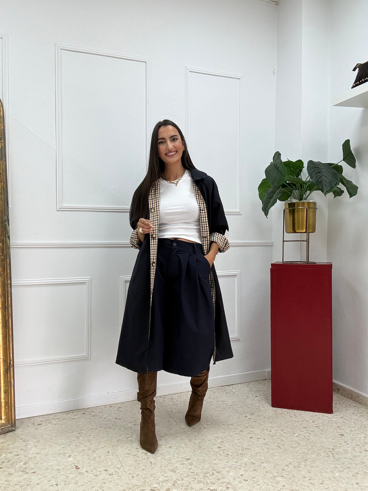 GABARDINA ZARA MARINA
