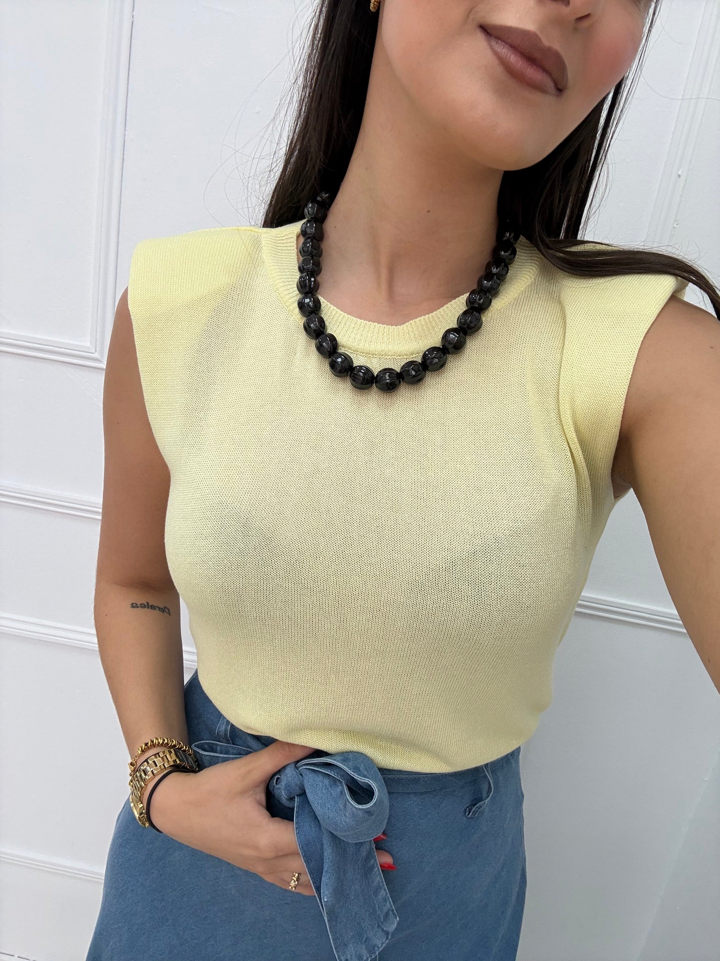 TOP HILO AMARILLO