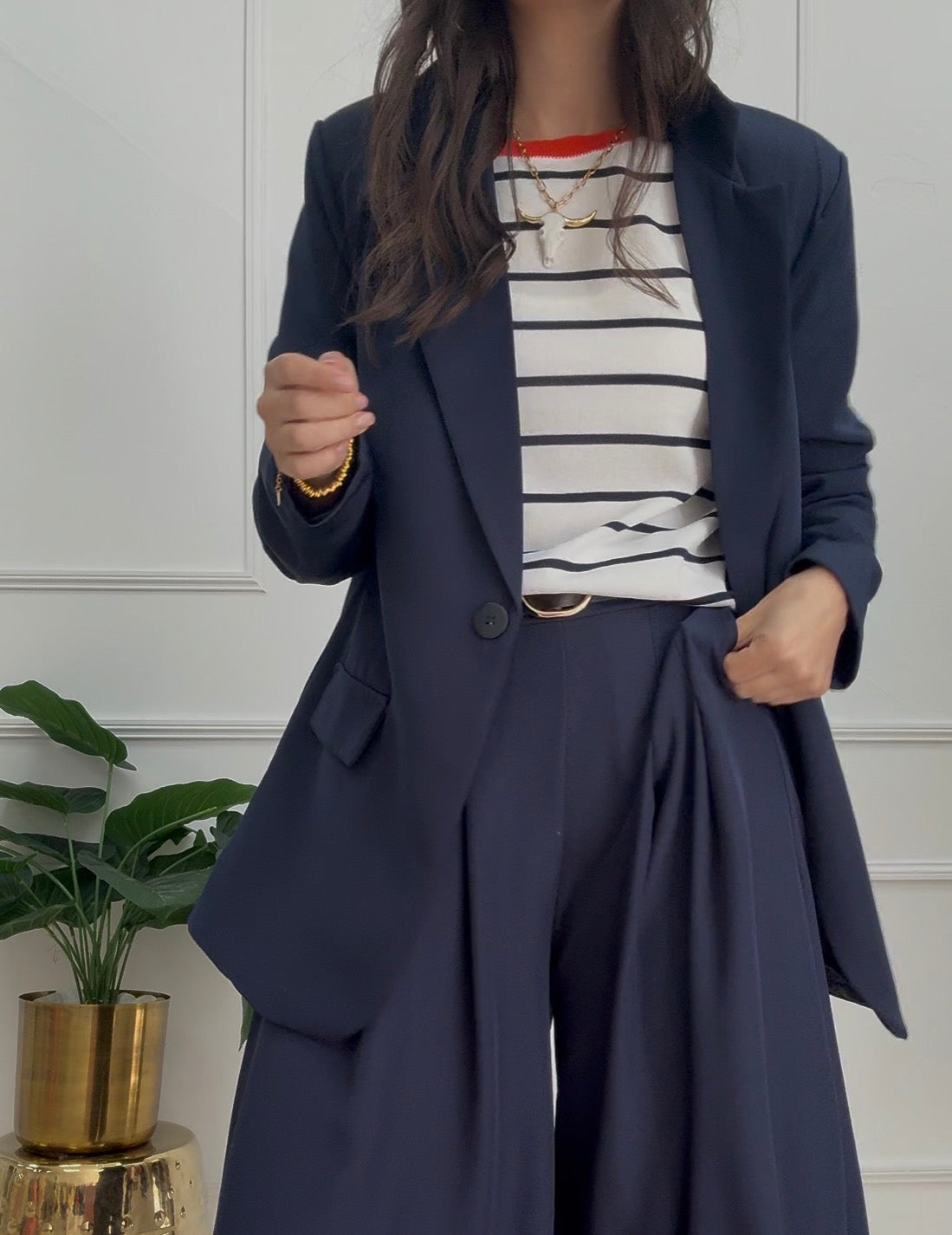 BLAZER AZUL MARINA