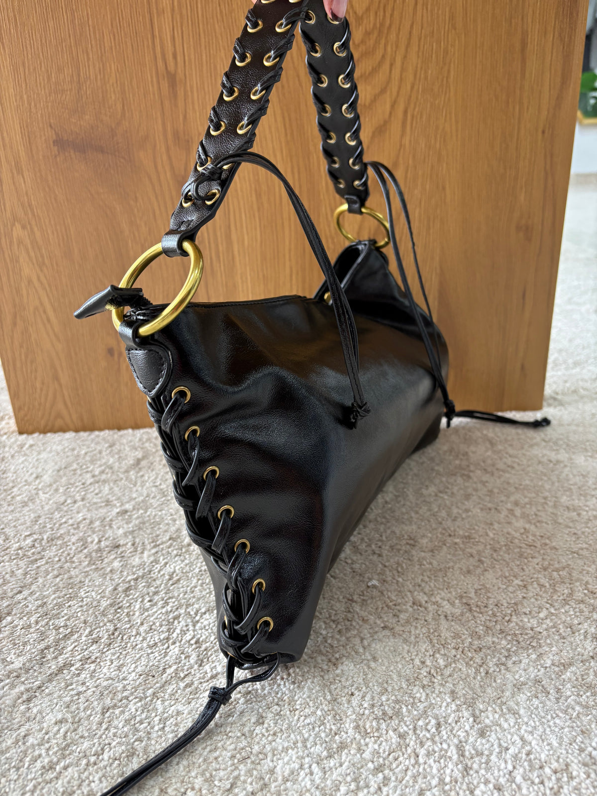 BOLSO BAGUETTE NEGRO
