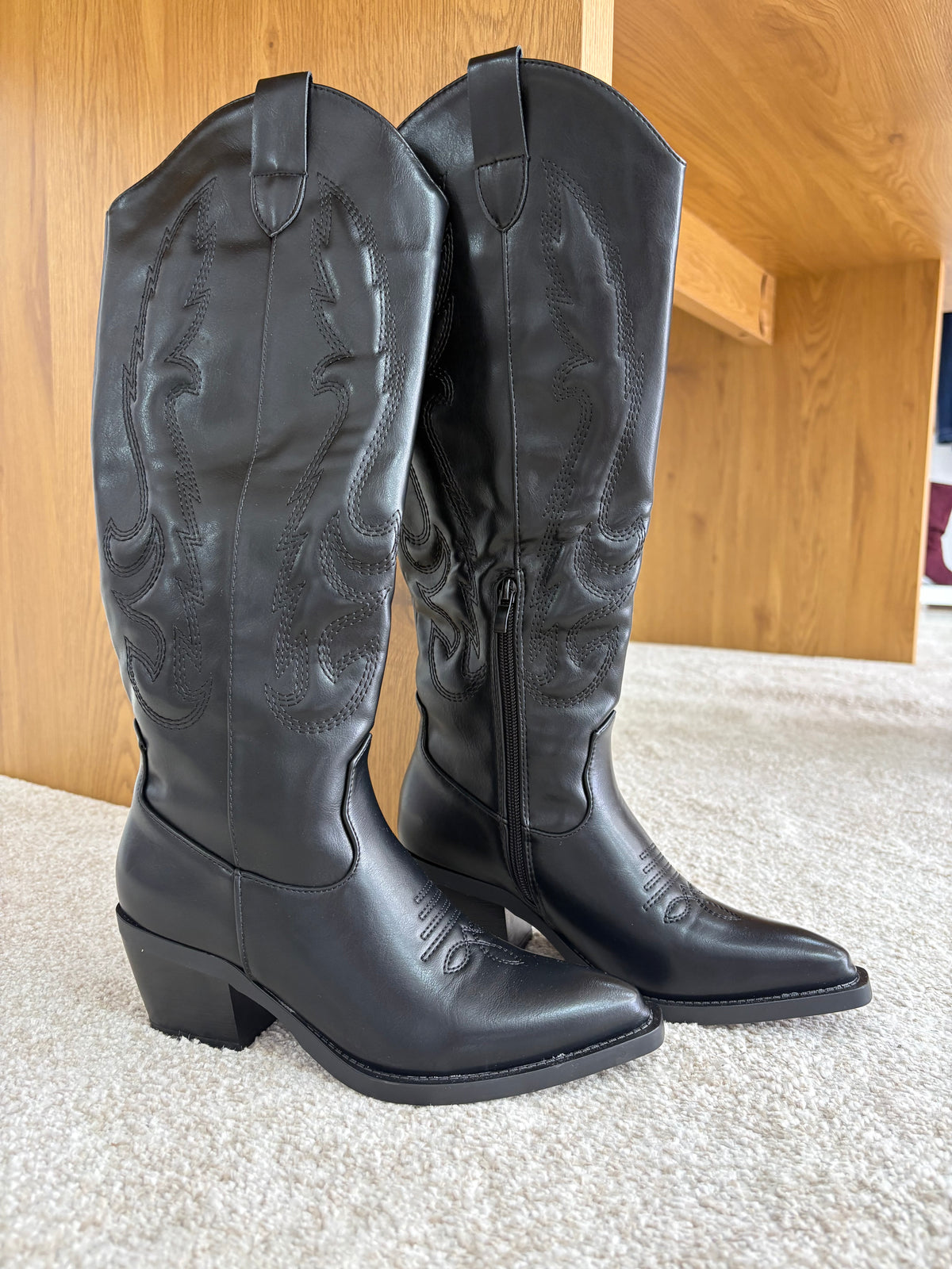 BOTA COWBOY NEGRA