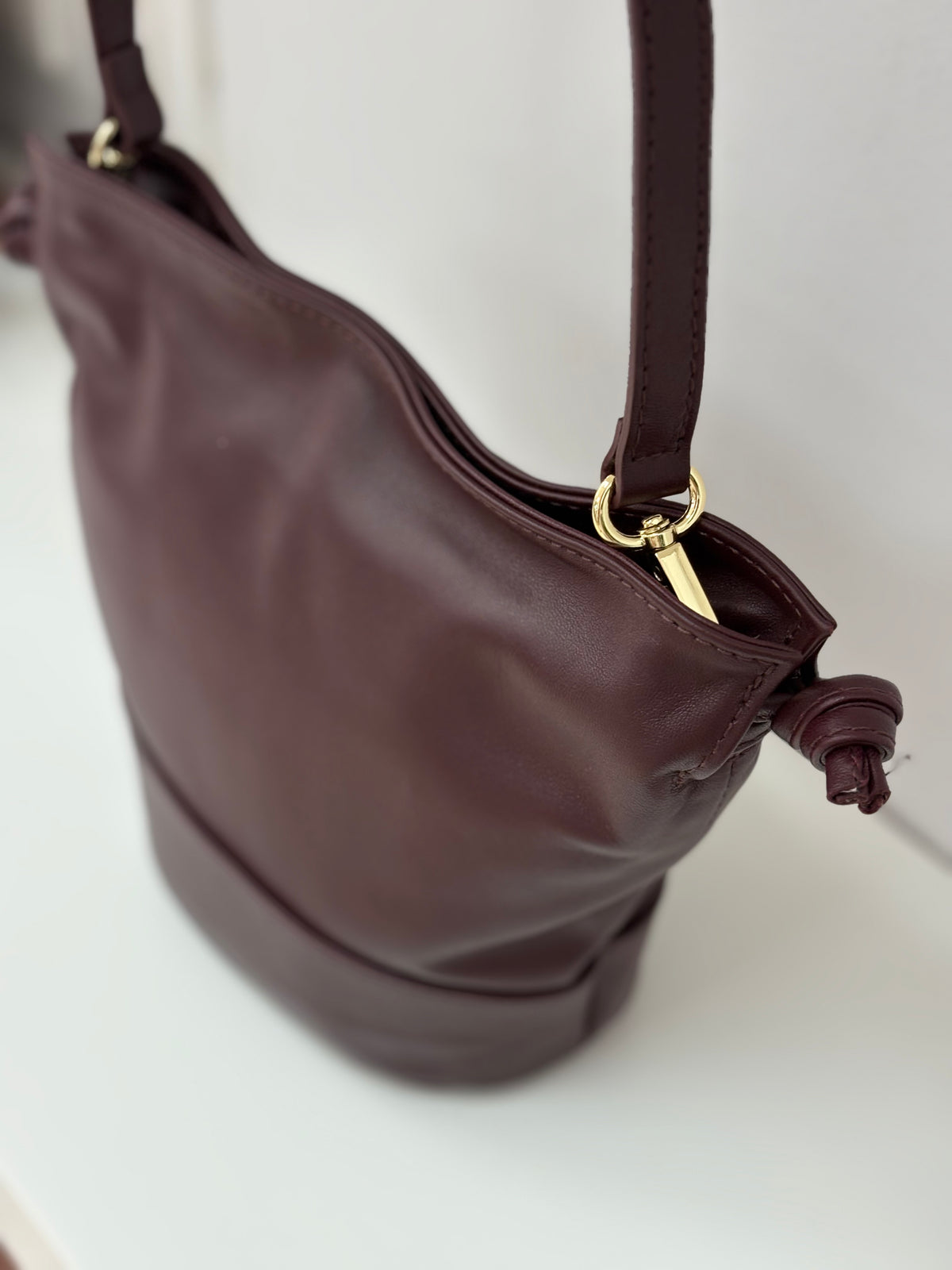 BOLSO BOMBONERA BURDEOS