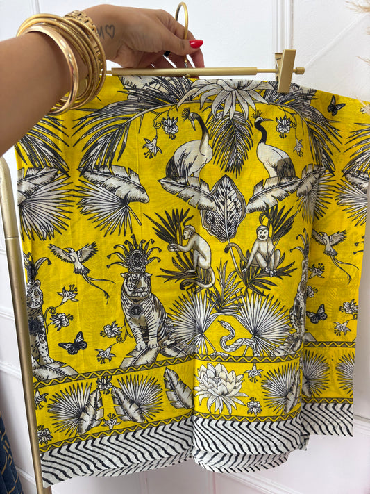PAREO SÁBANA AMARILLO