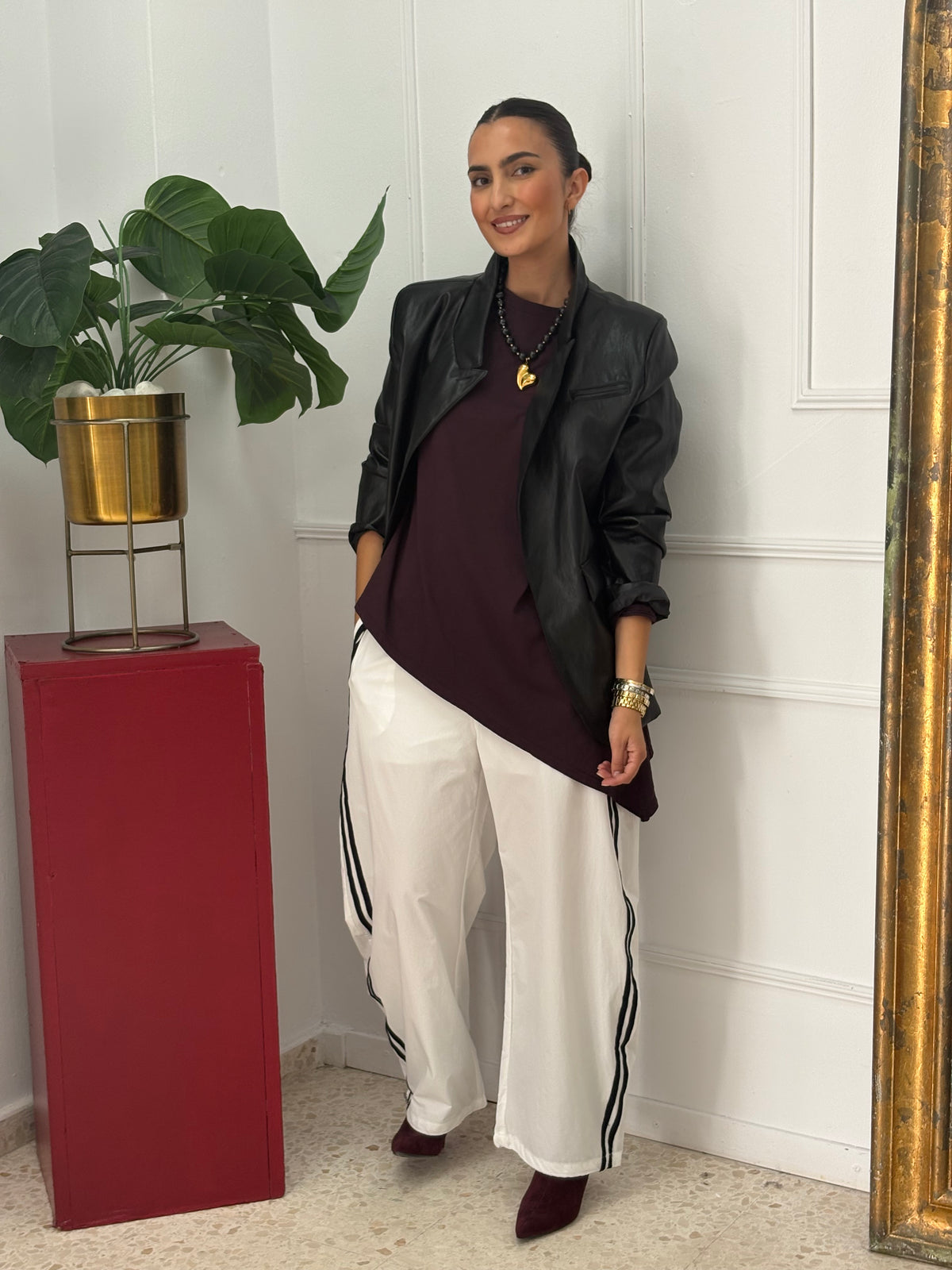 PANTALÓN JOGGER BLANCO