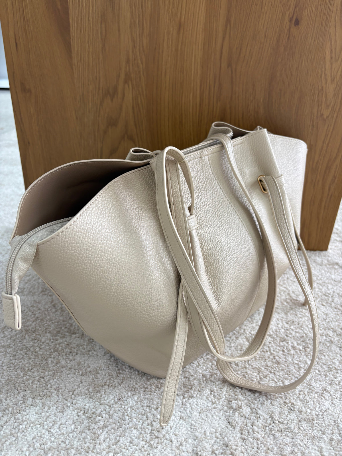 MAXI BOLSO BEIGE POLENE