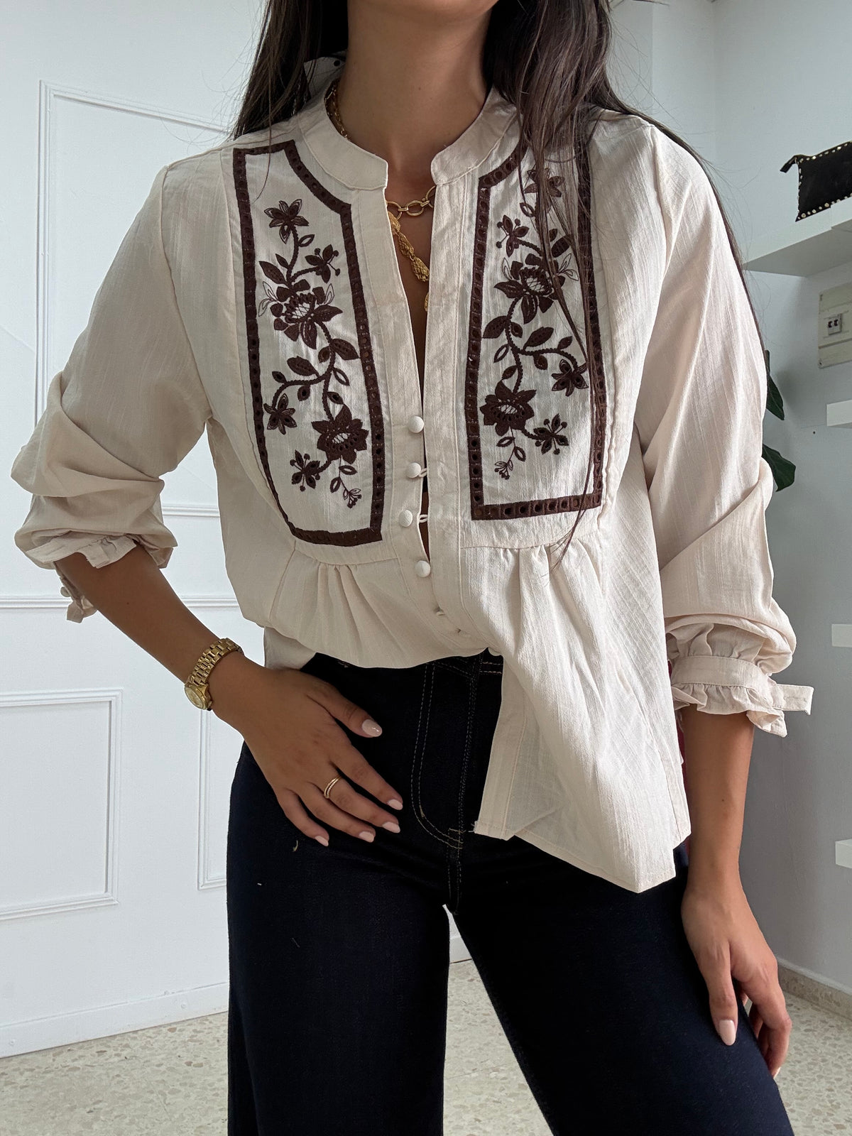 CAMISA BORDADO