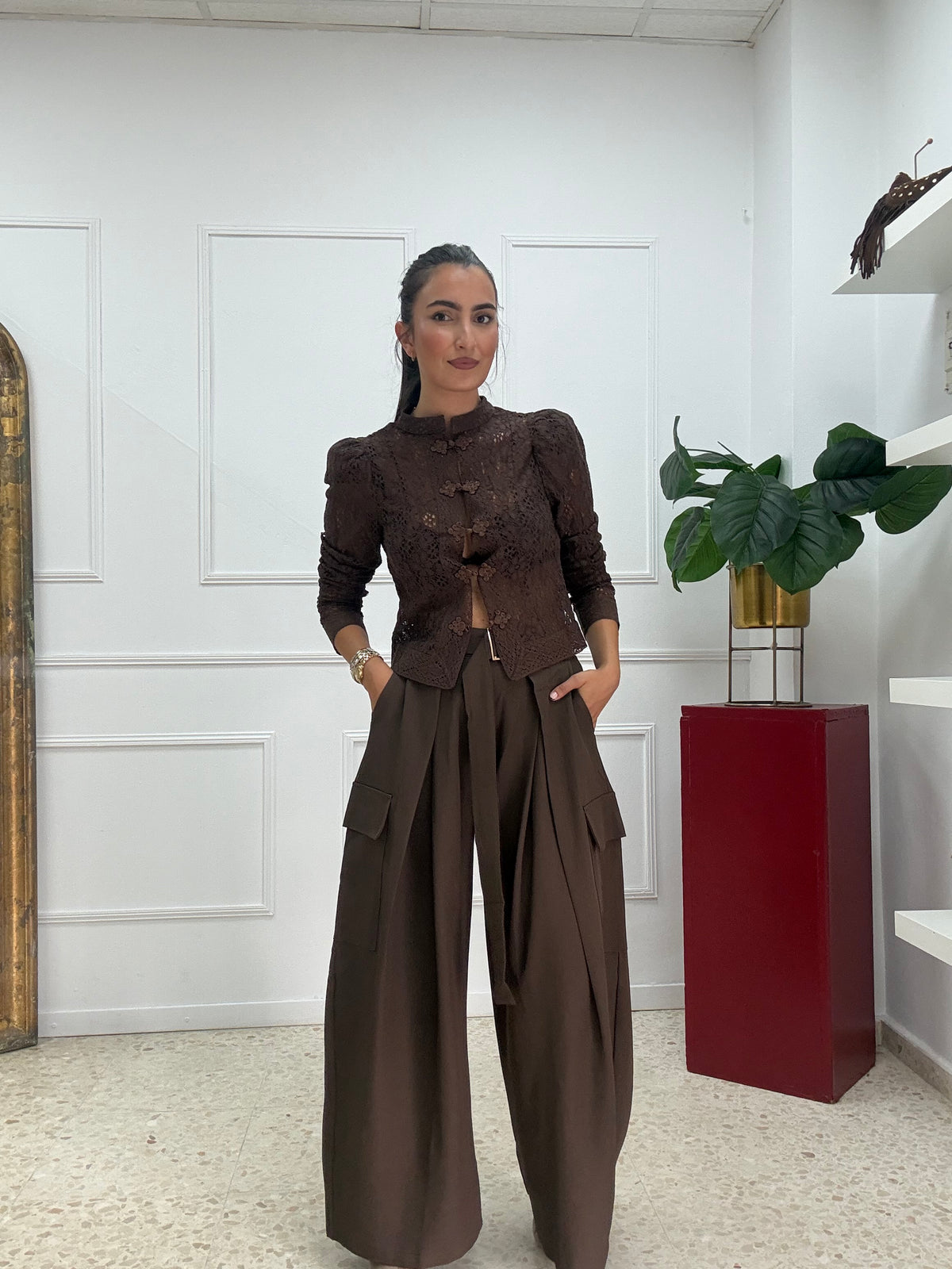 PANTALÓN CARGO CHOCO
