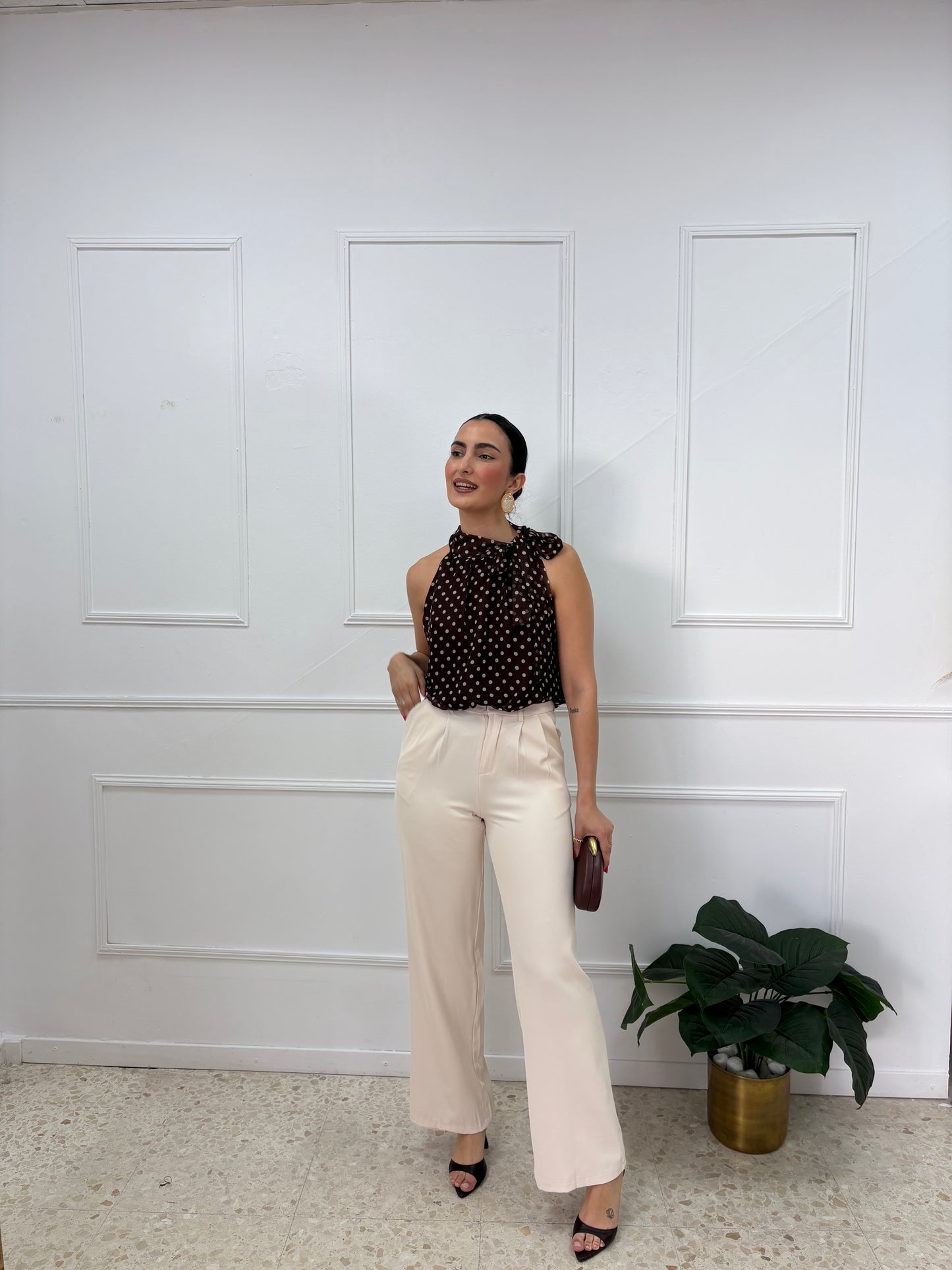 PANTALÓN LUX BEIGE